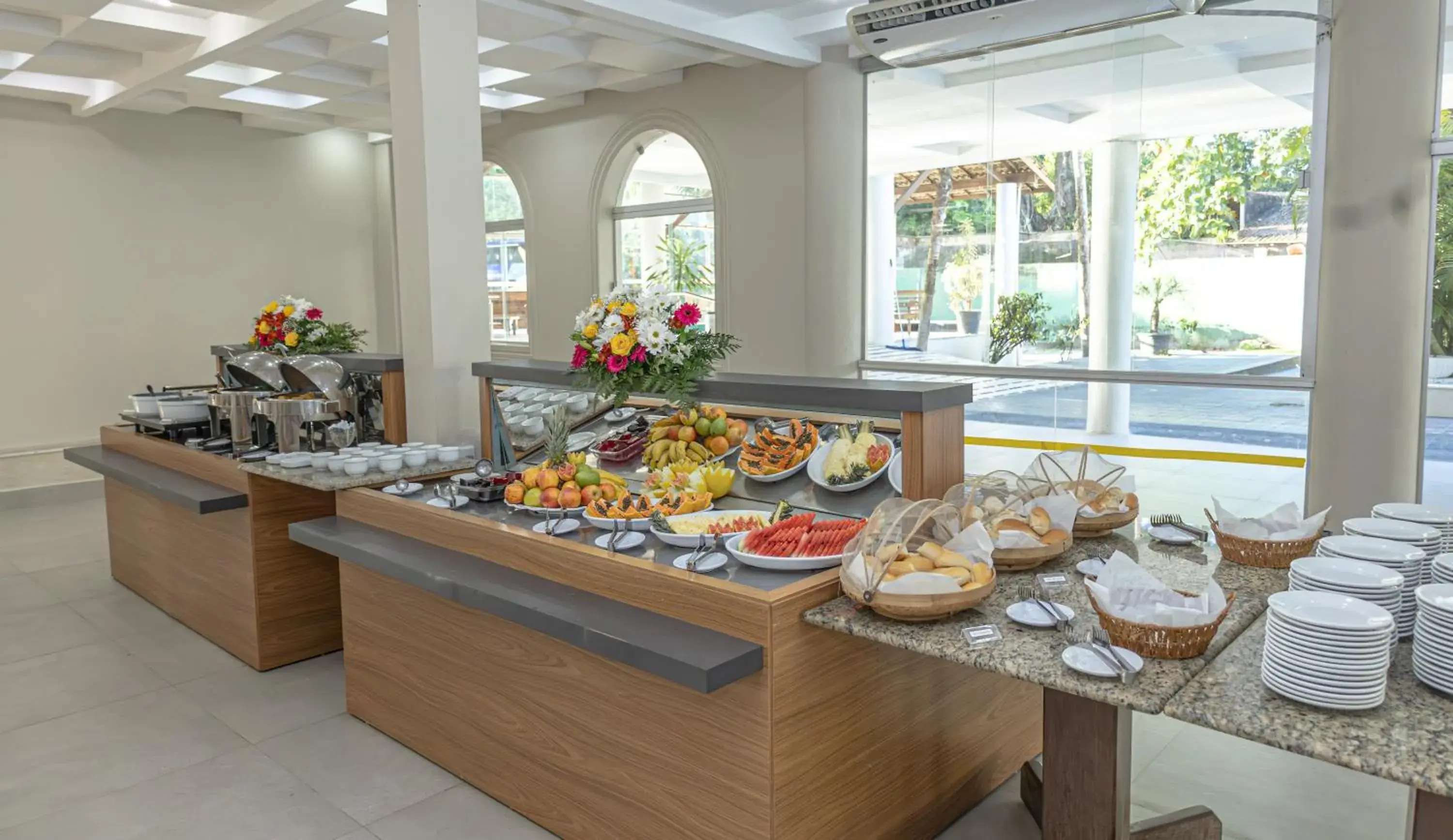 Buffet breakfast in Ramada by Wyndham Porto Seguro Praia Buffet breakfast in Ramada by Wyndham Porto Seguro Praia