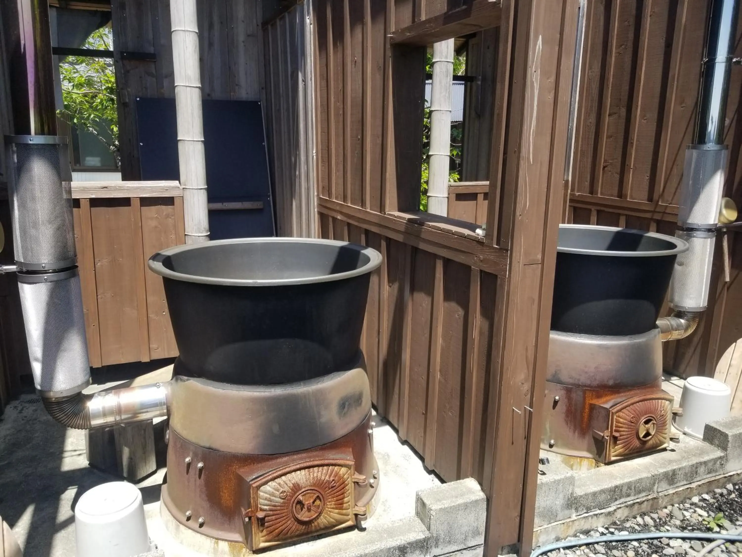 Open Air Bath in Guesthouse En