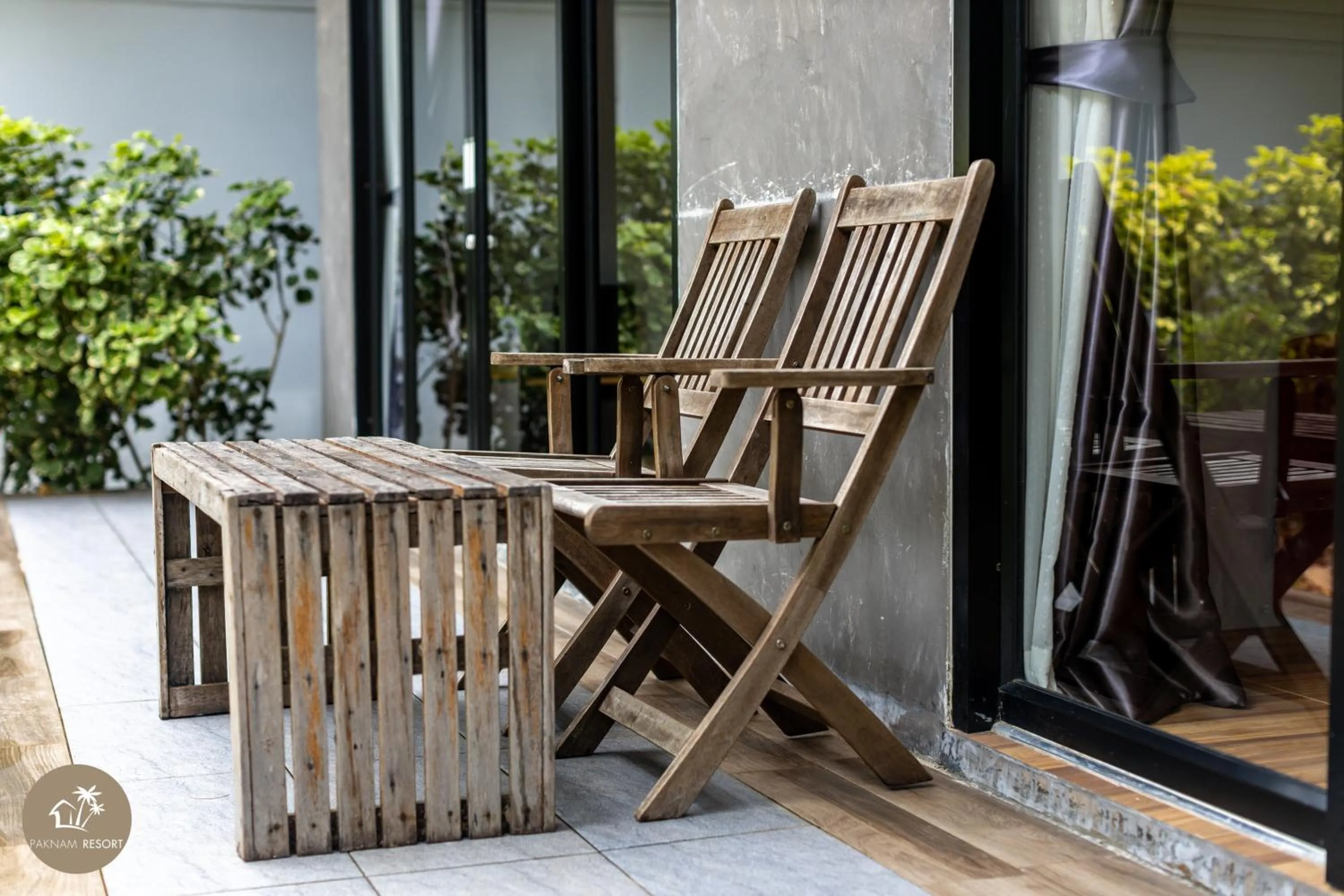 Patio in Pak Nam Resort