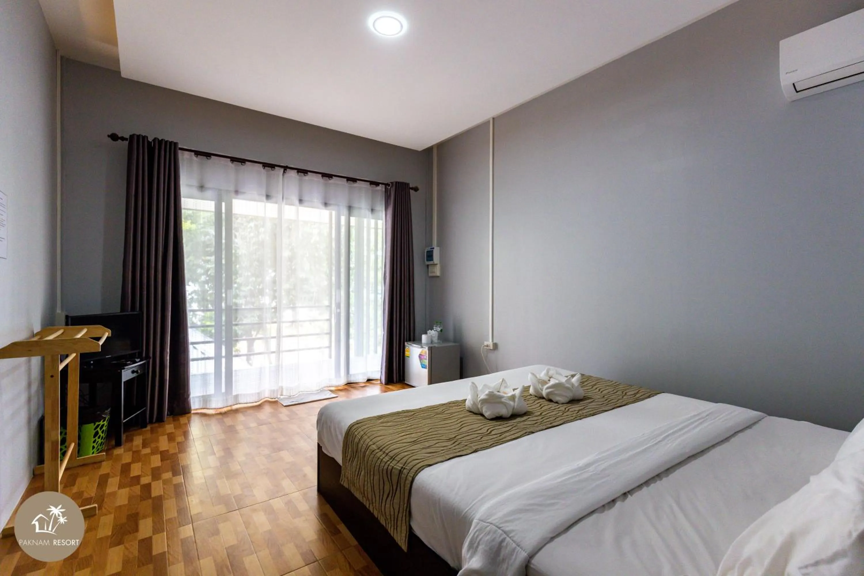 Bed in Pak Nam Resort