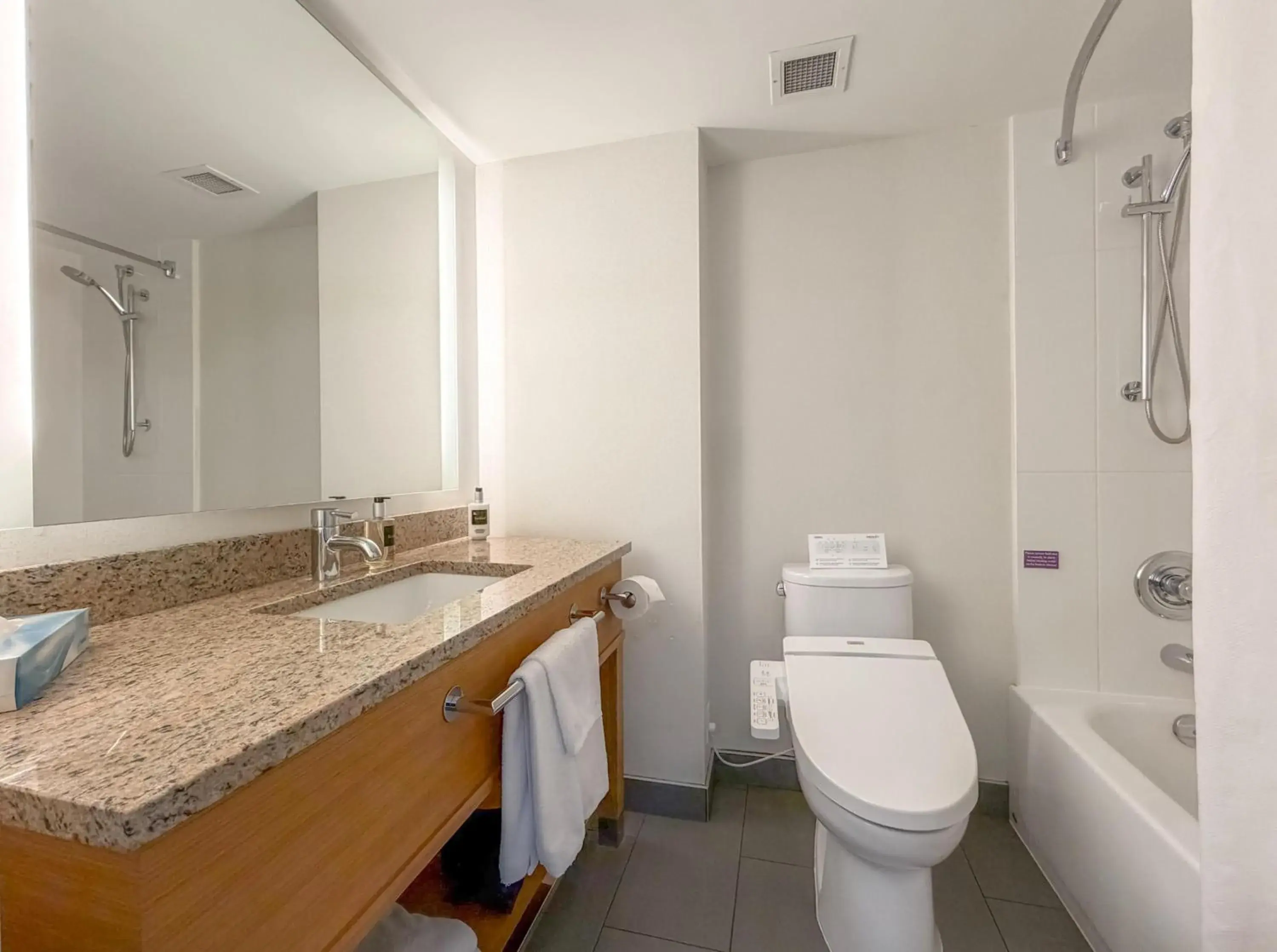 Bathroom in Coast Chilliwack Hotel by APA Bathroom in Coast Chilliwack Hotel by APA