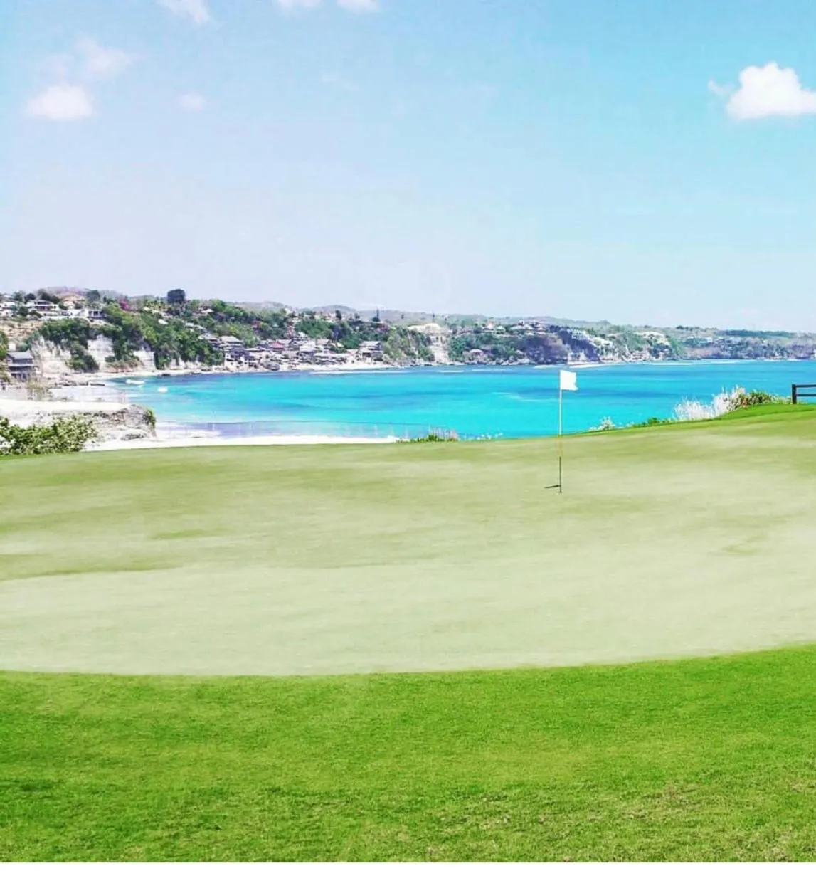 Golfcourse in White Palm Hotel Uluwatu Bali