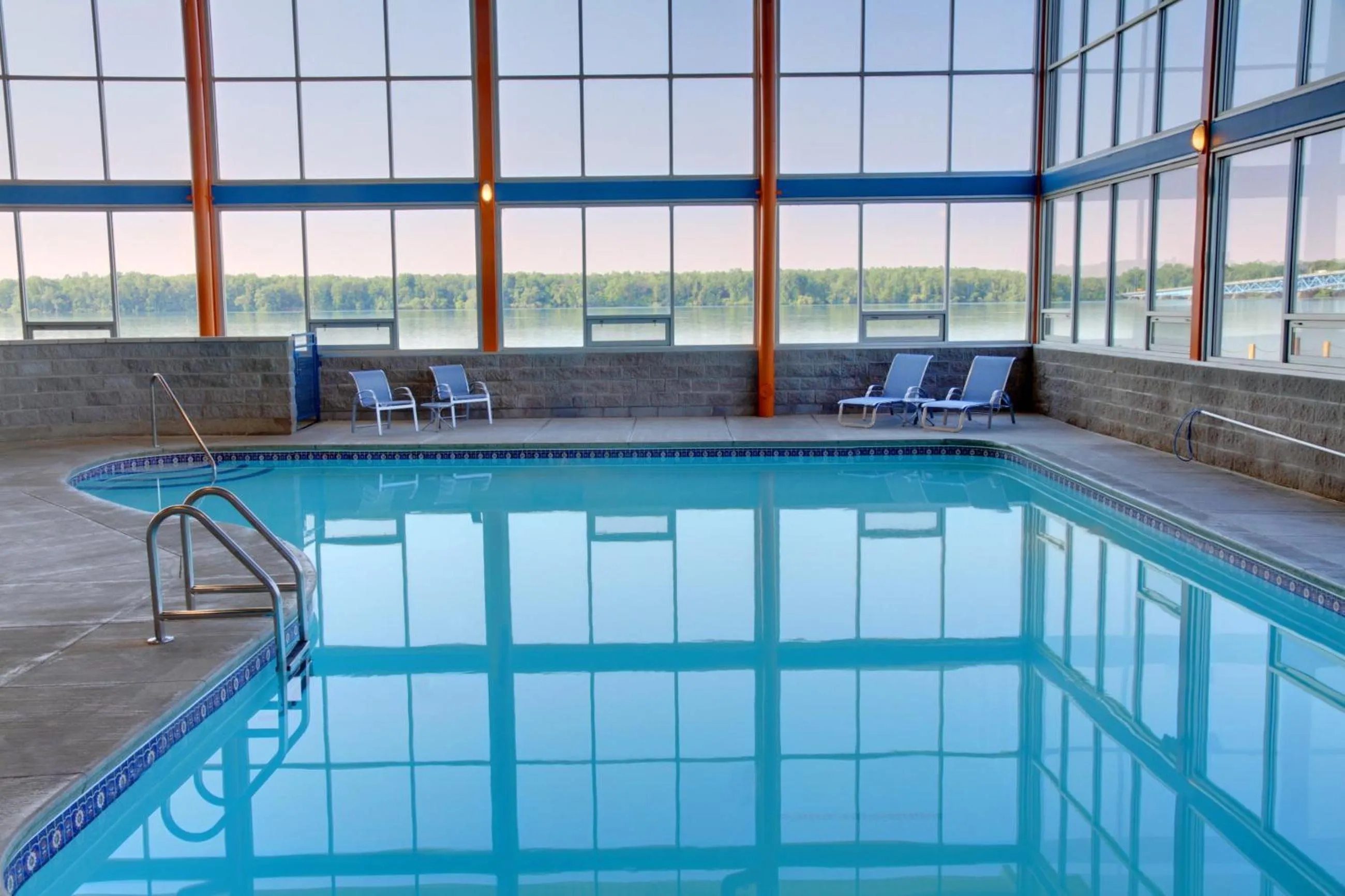Swimming pool in Crowne Plaza Niagara Falls NY - Riverside by IHG