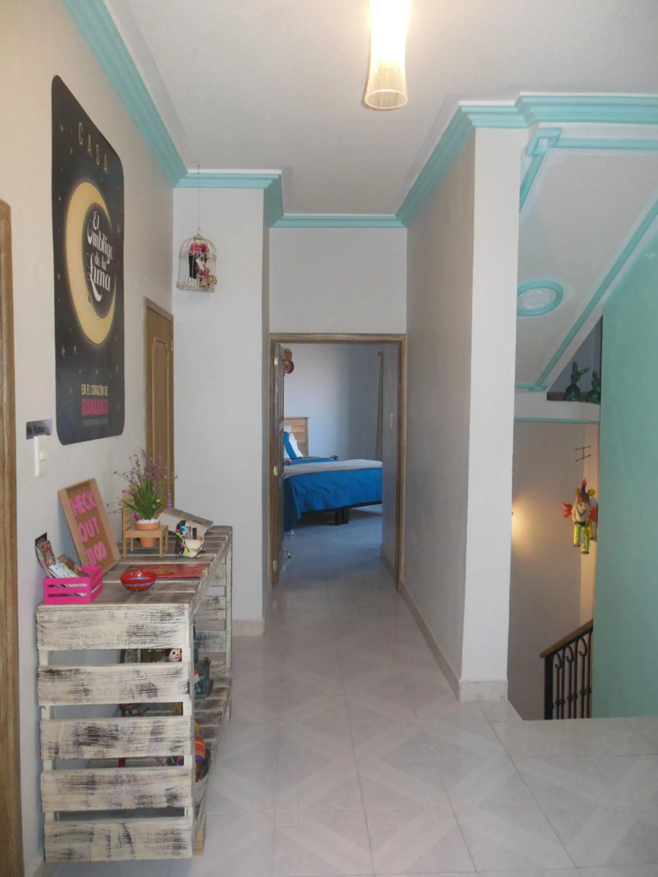 On site, Bed in Casa El Ombligo de la Luna