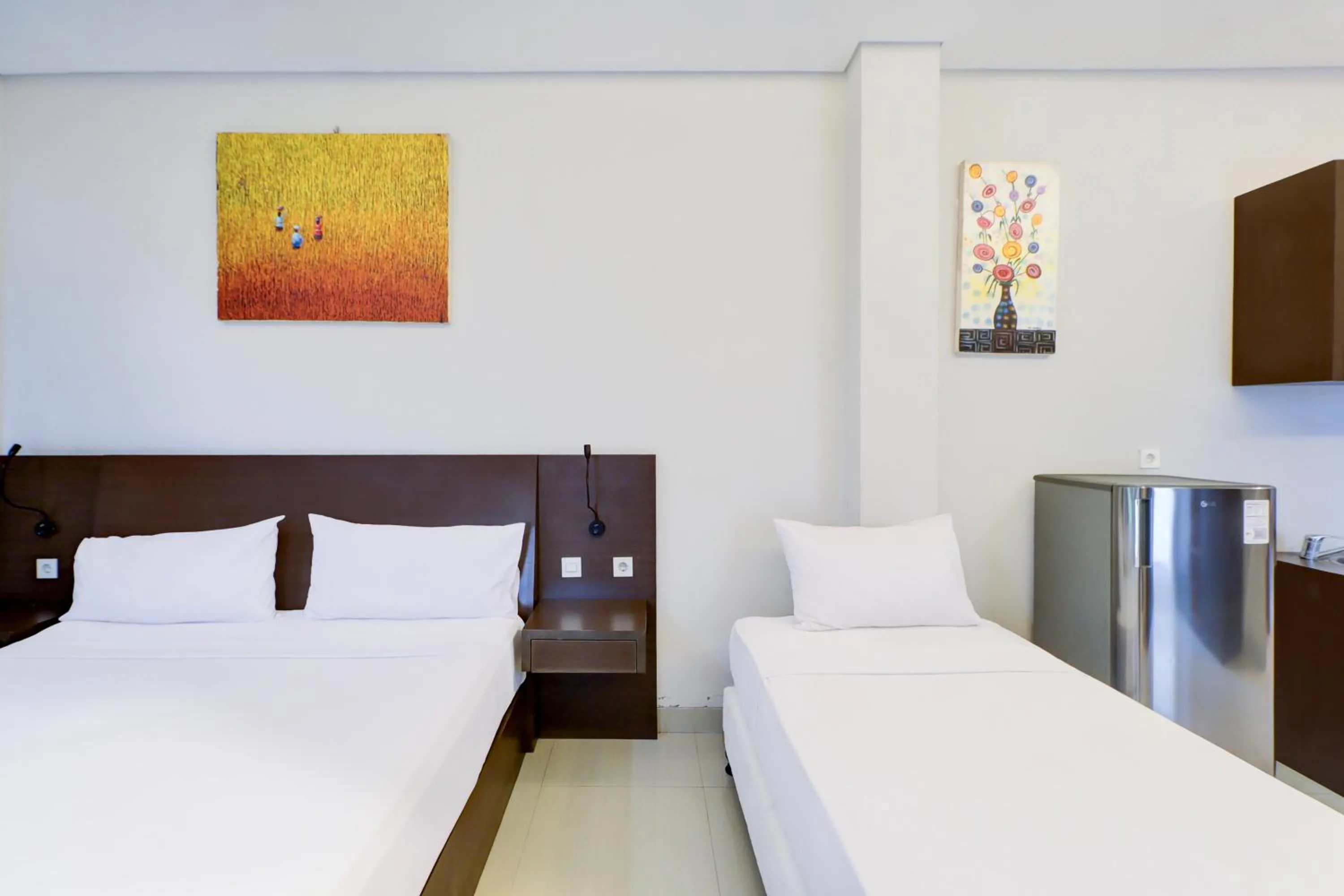 Bed in Collection O Bali near Sanur Beach formerly Akarsa Transit