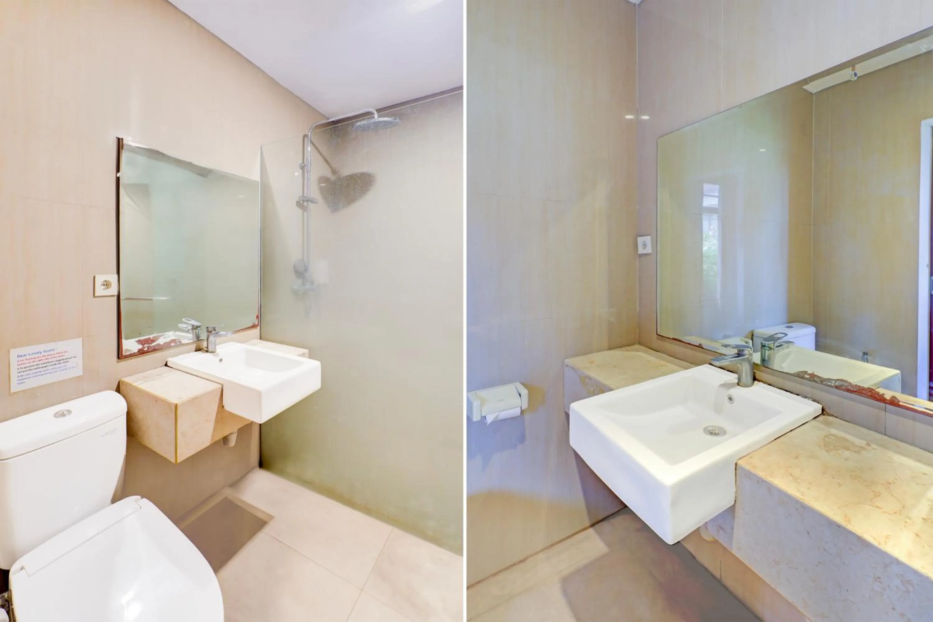 Bathroom in Collection O Bali near Sanur Beach formerly Akarsa Transit