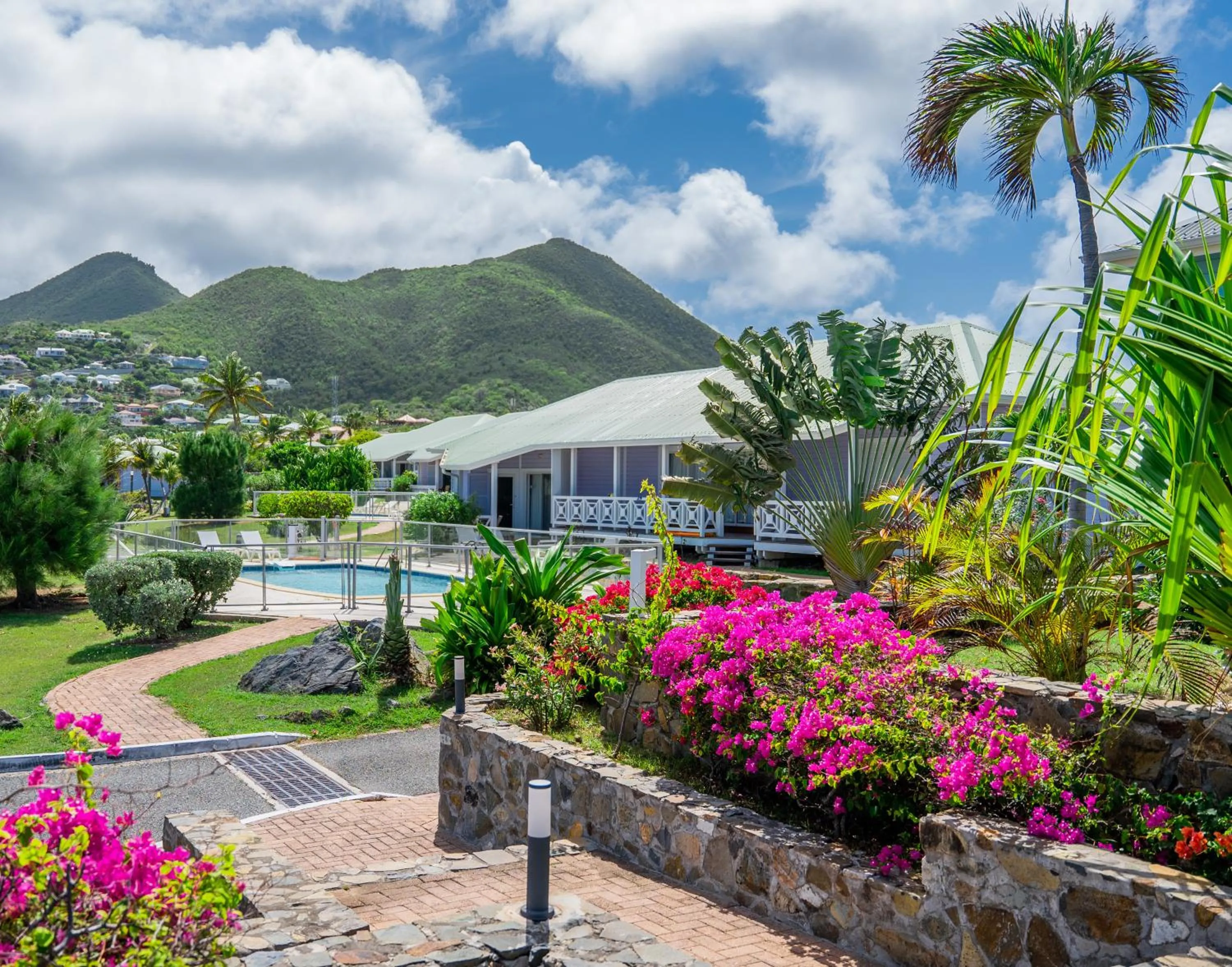 Patio in Esmeralda Resort - Orient Bay
