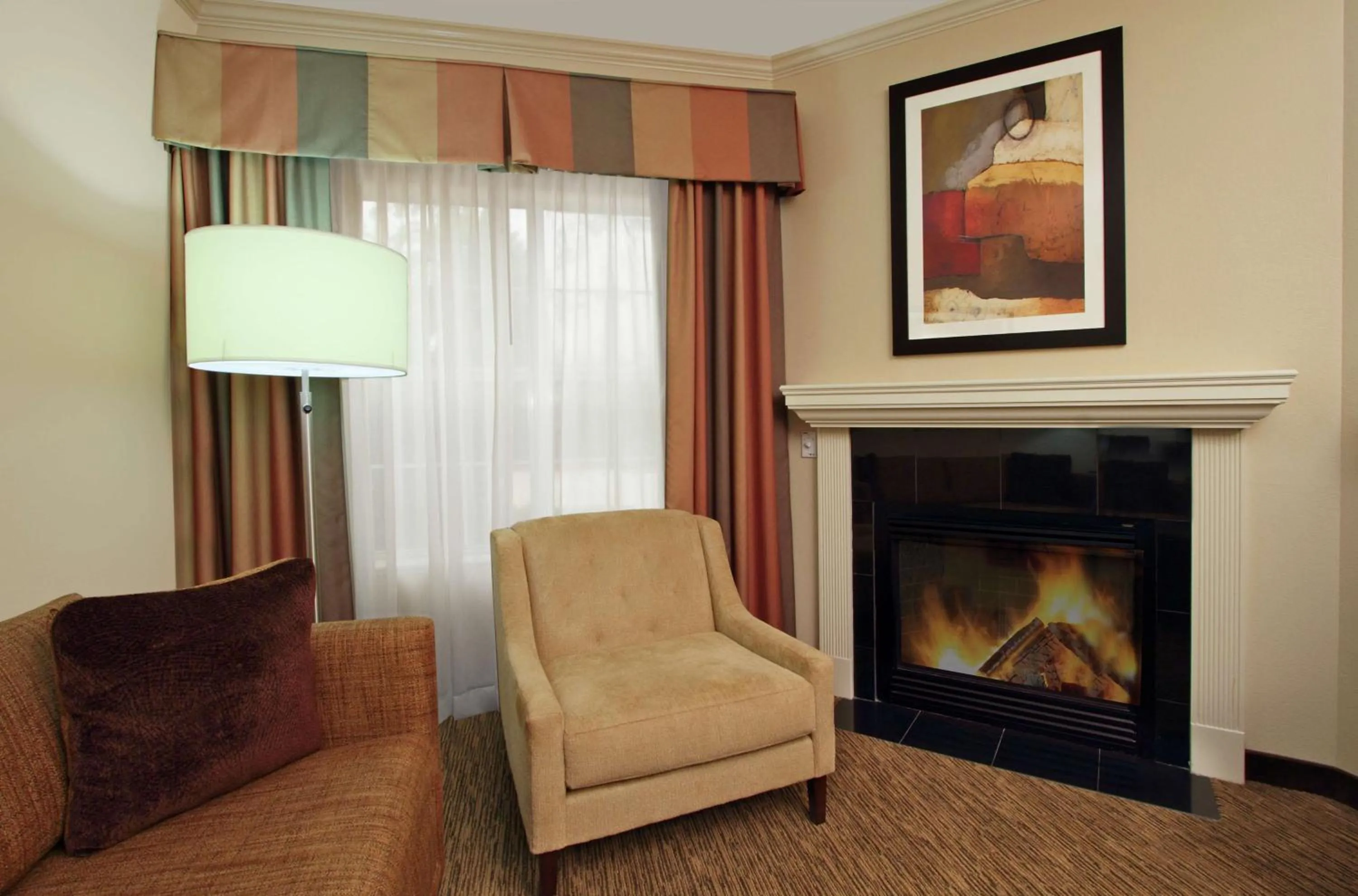 Living room in Homewood Suites by Hilton Houston-Woodlands-Shenandoah