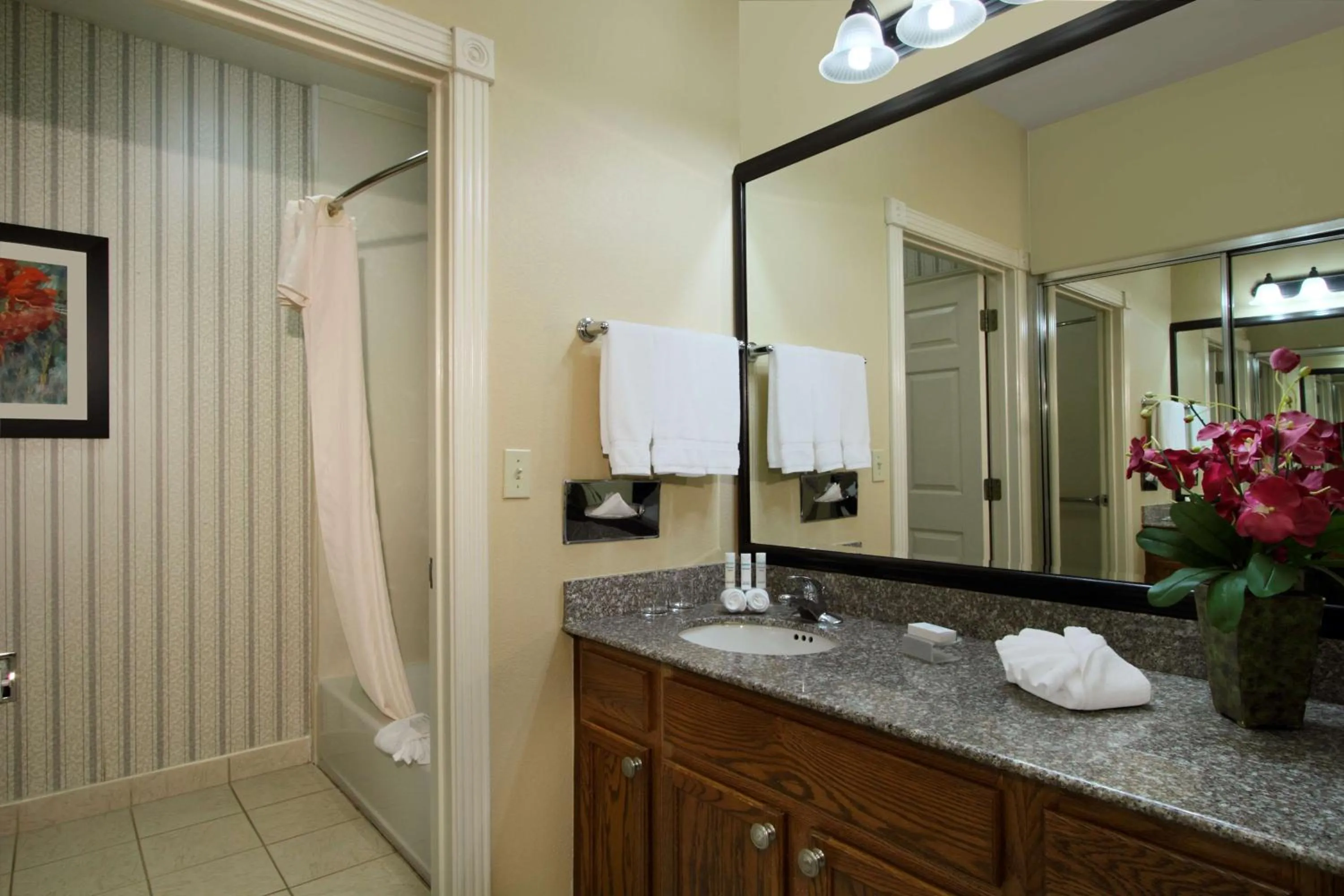 Bathroom in Homewood Suites by Hilton Houston-Woodlands-Shenandoah