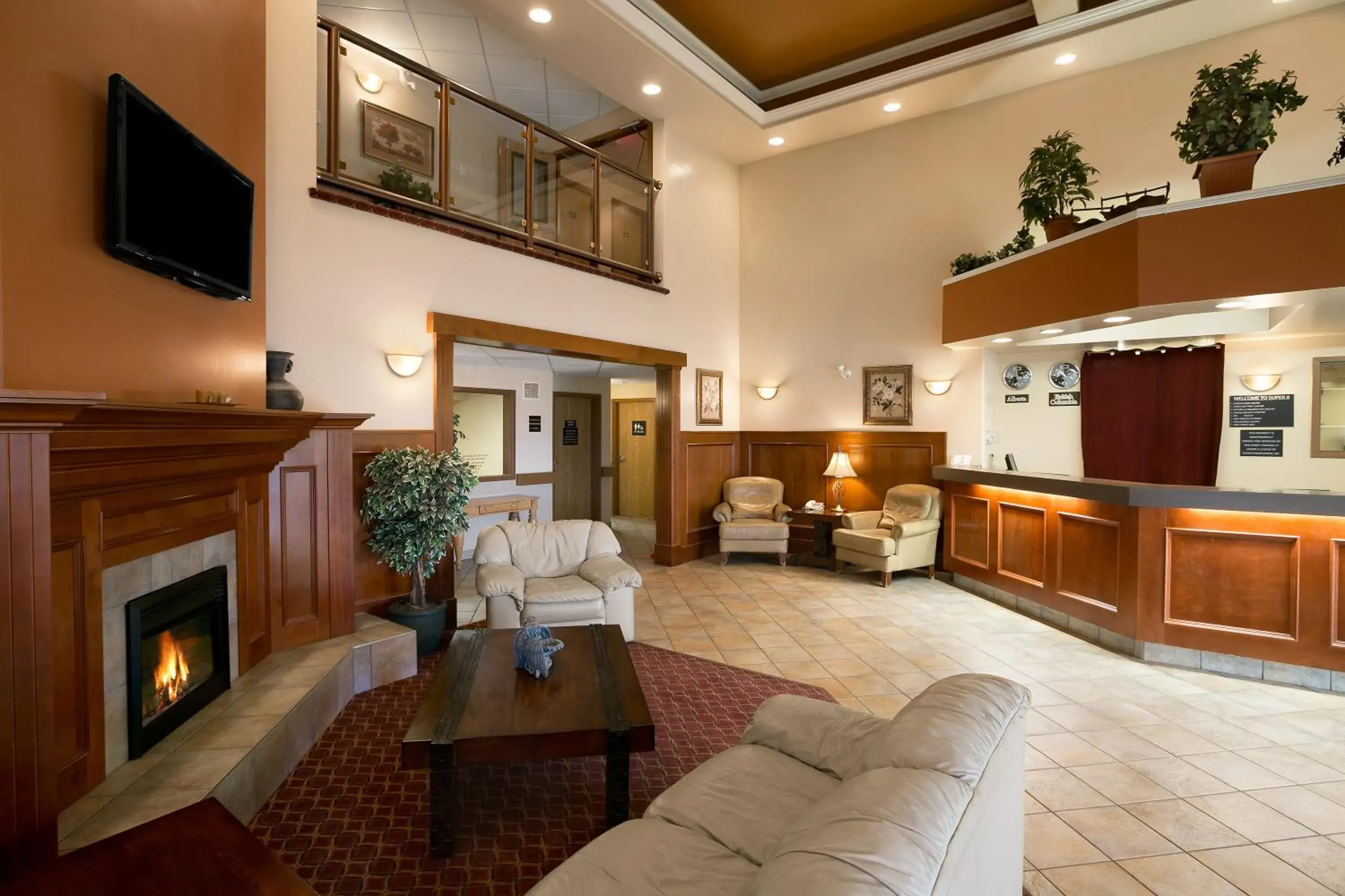 Lobby or reception in Super 8 by Wyndham Fort Nelson BC Lobby or reception in Super 8 by Wyndham Fort Nelson BC