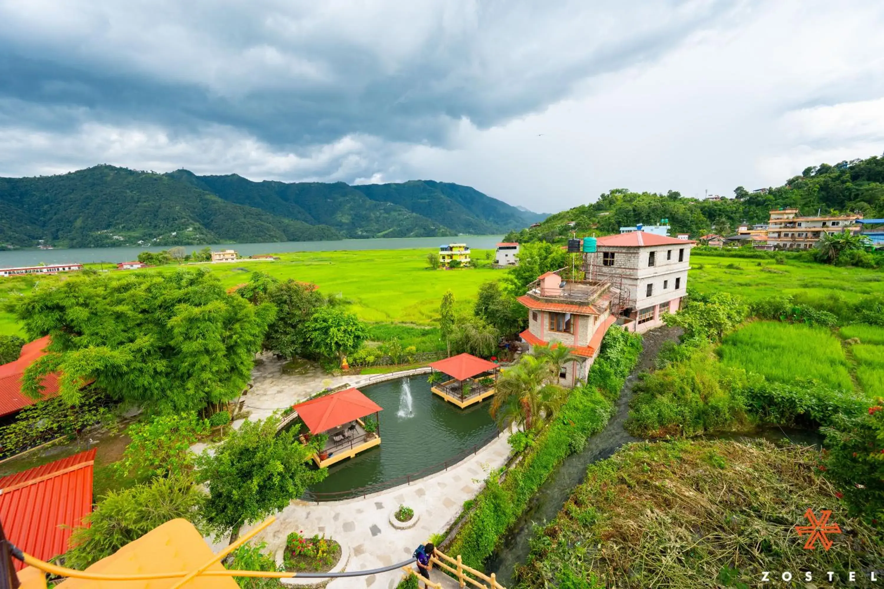 Property building in Zostel Pokhara Property building in Zostel Pokhara