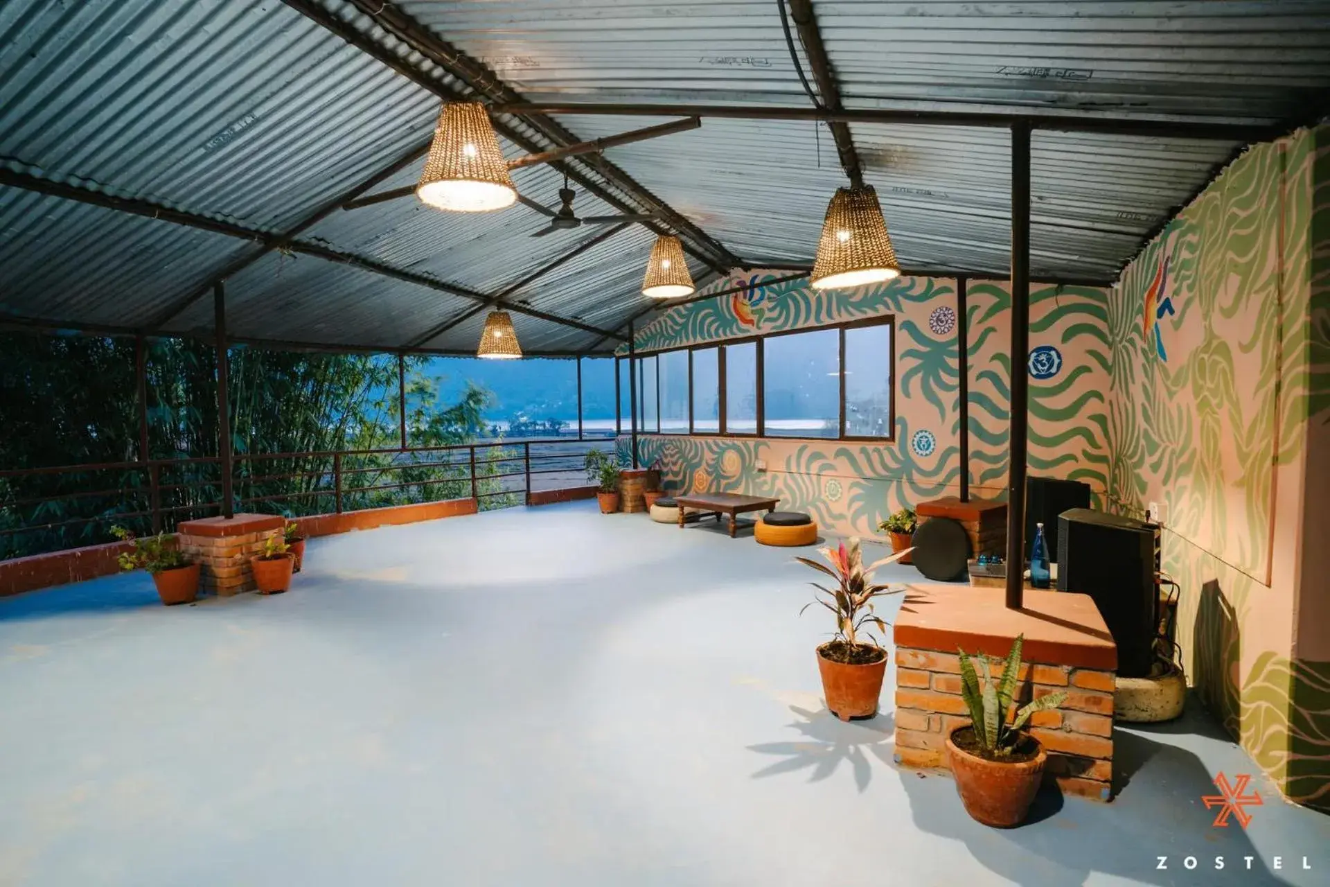 Property building in Zostel Pokhara Property building in Zostel Pokhara