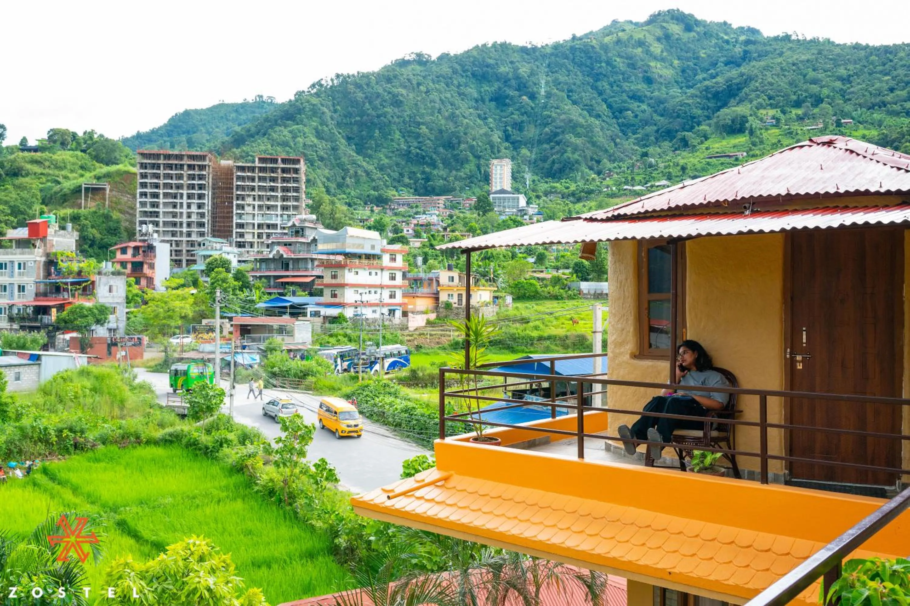 Property building in Zostel Pokhara