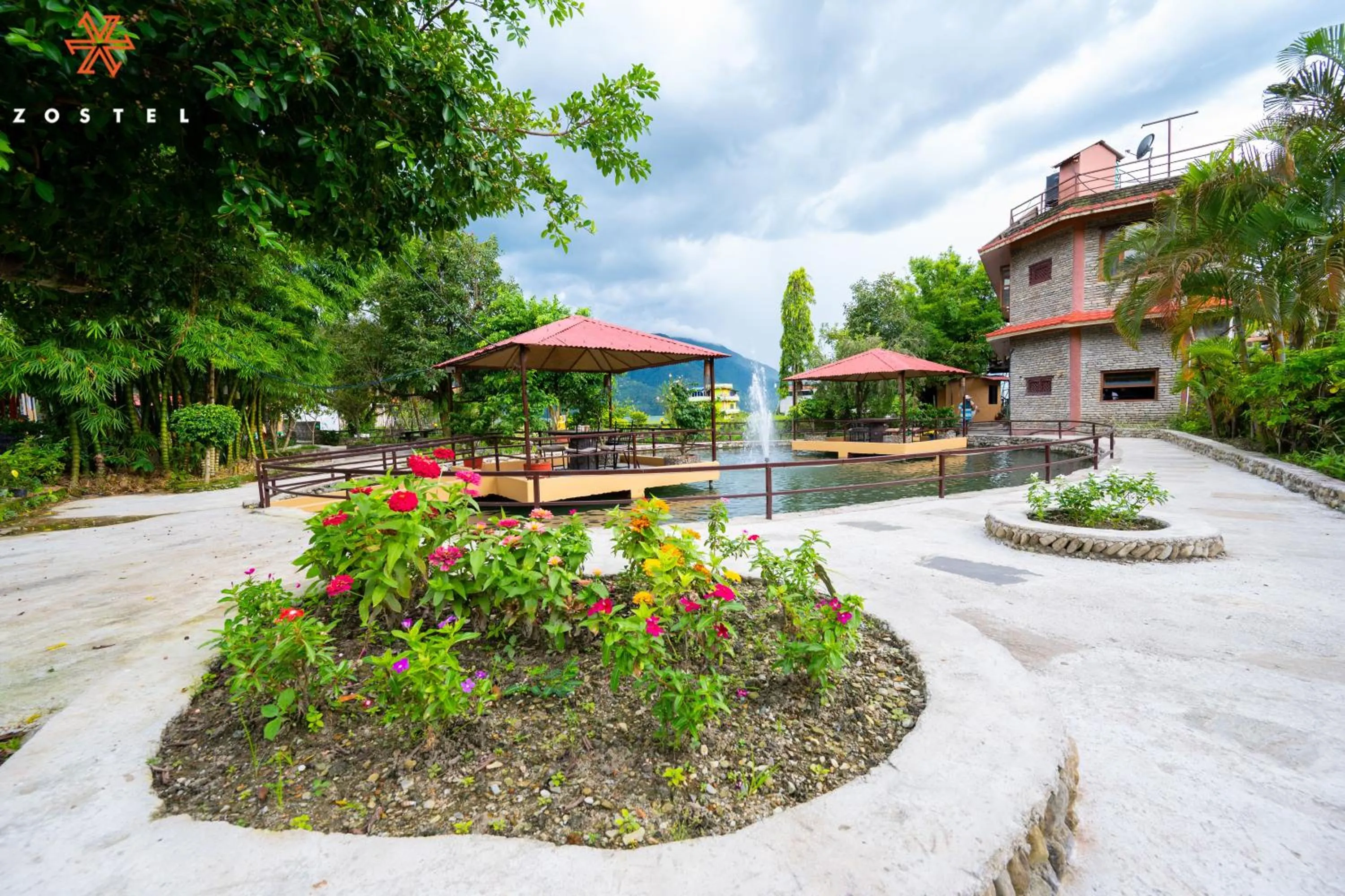 Property building in Zostel Pokhara