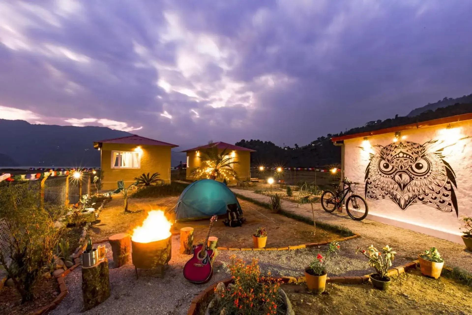 Property building in Zostel Pokhara Property building in Zostel Pokhara