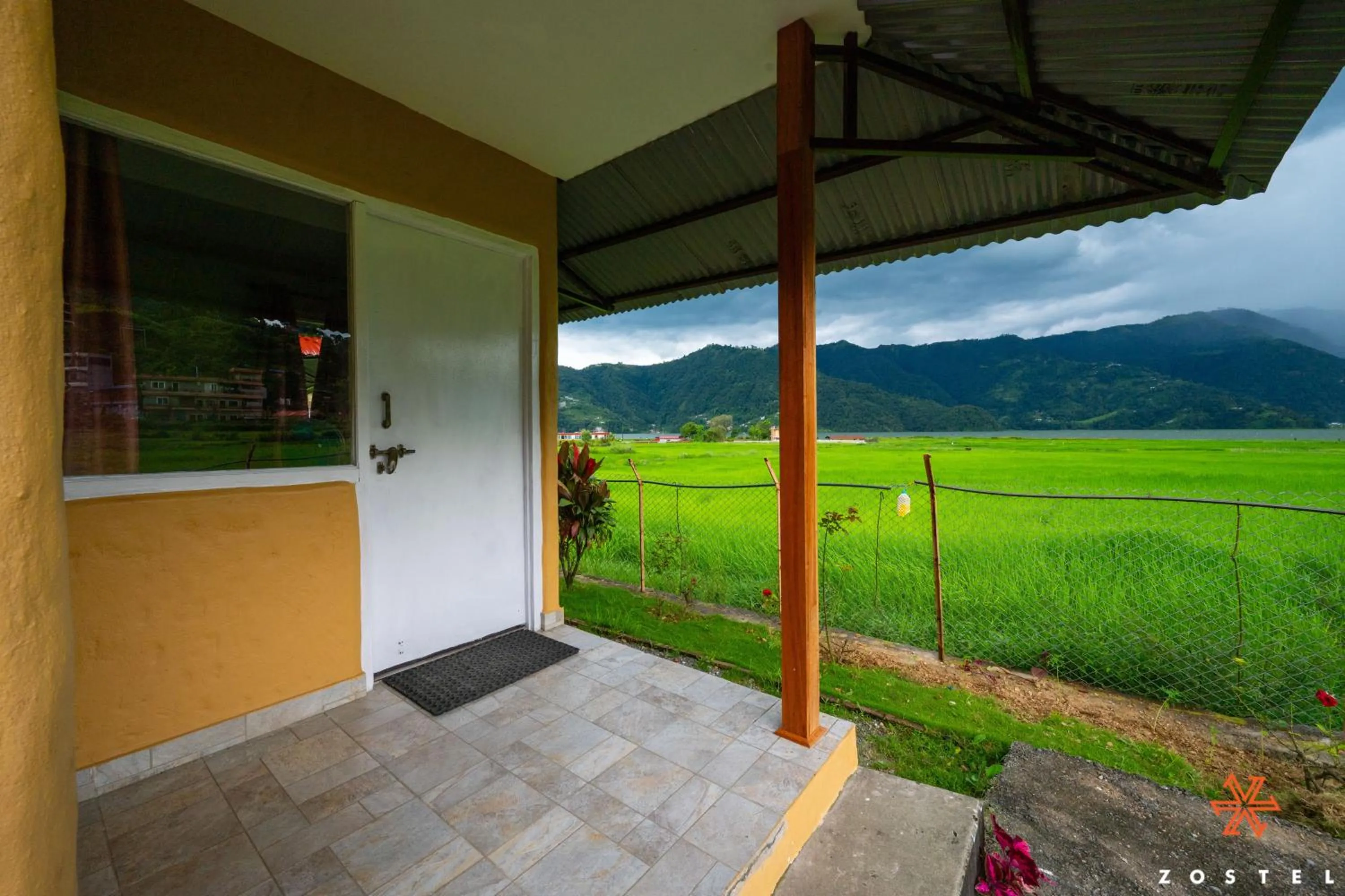 Balcony/Terrace in Zostel Pokhara