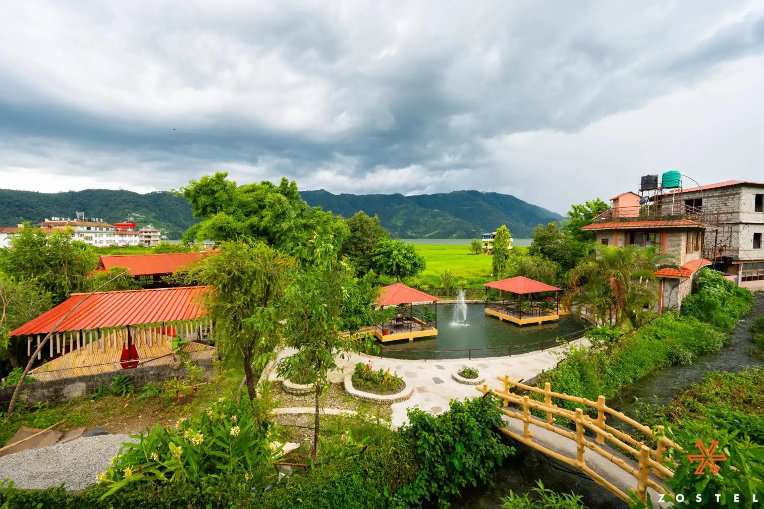 Property building in Zostel Pokhara Property building in Zostel Pokhara