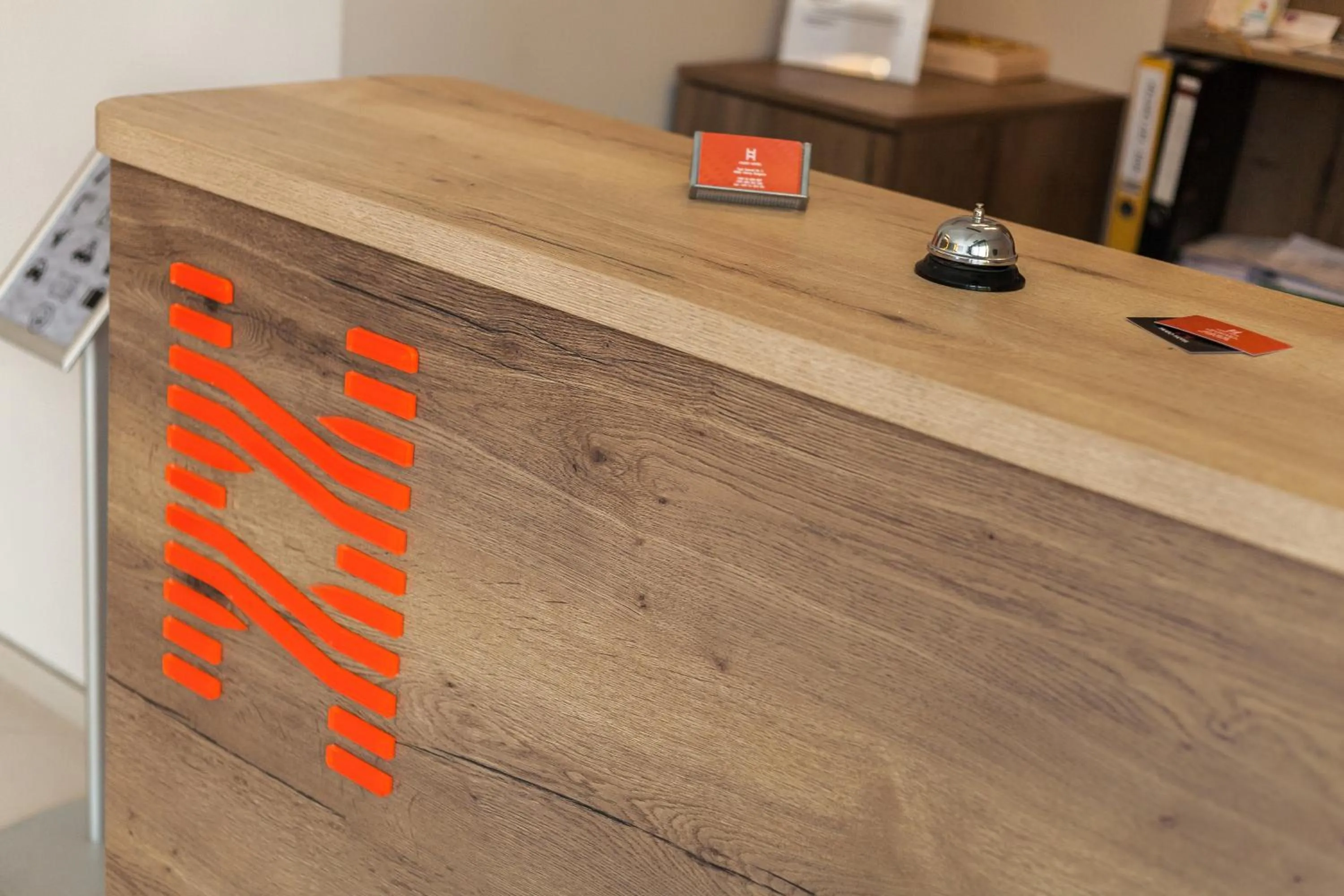 Property logo or sign in Hugo Hotel