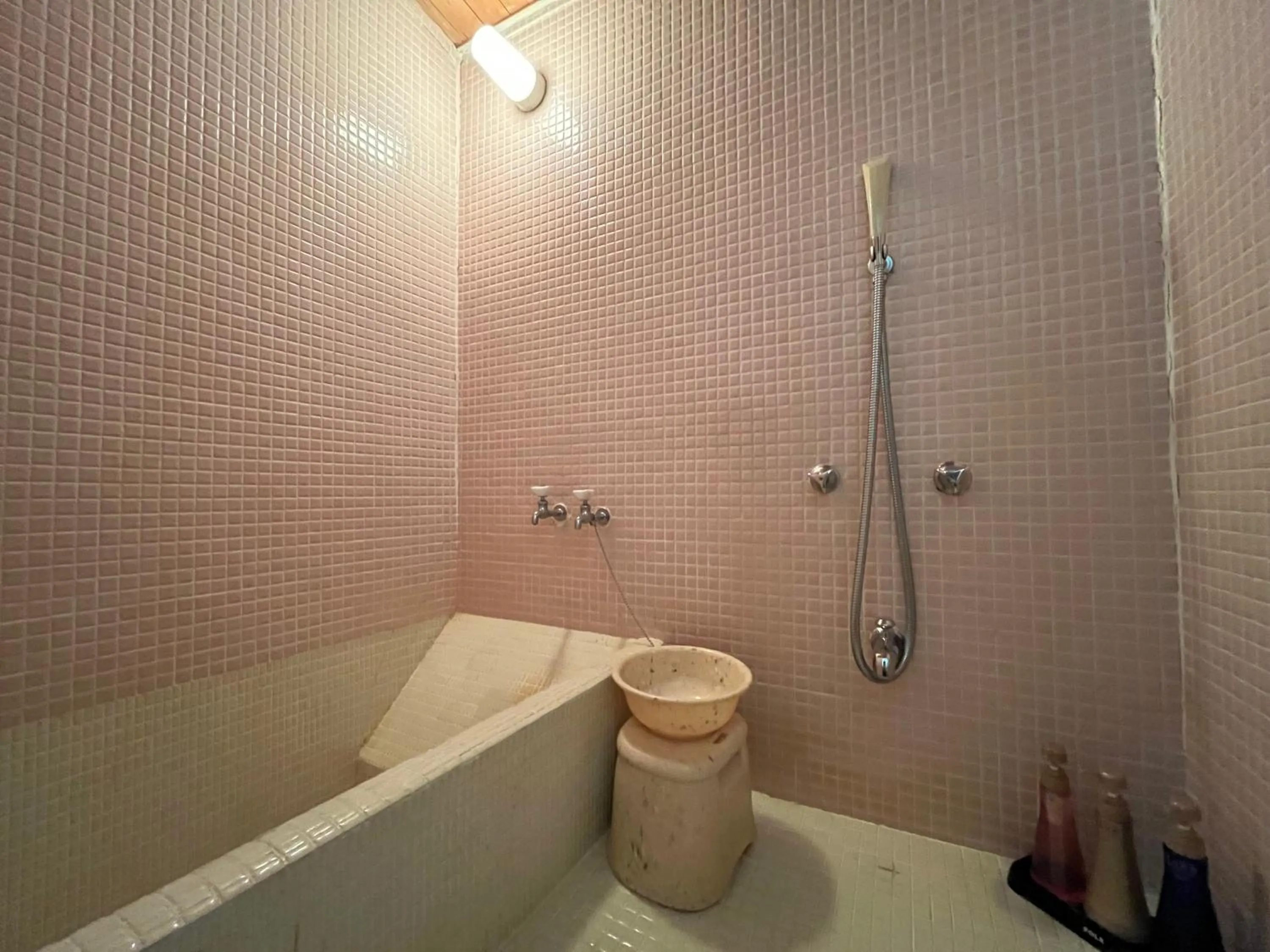 Shower in Momijiya Honkan Takaosansou