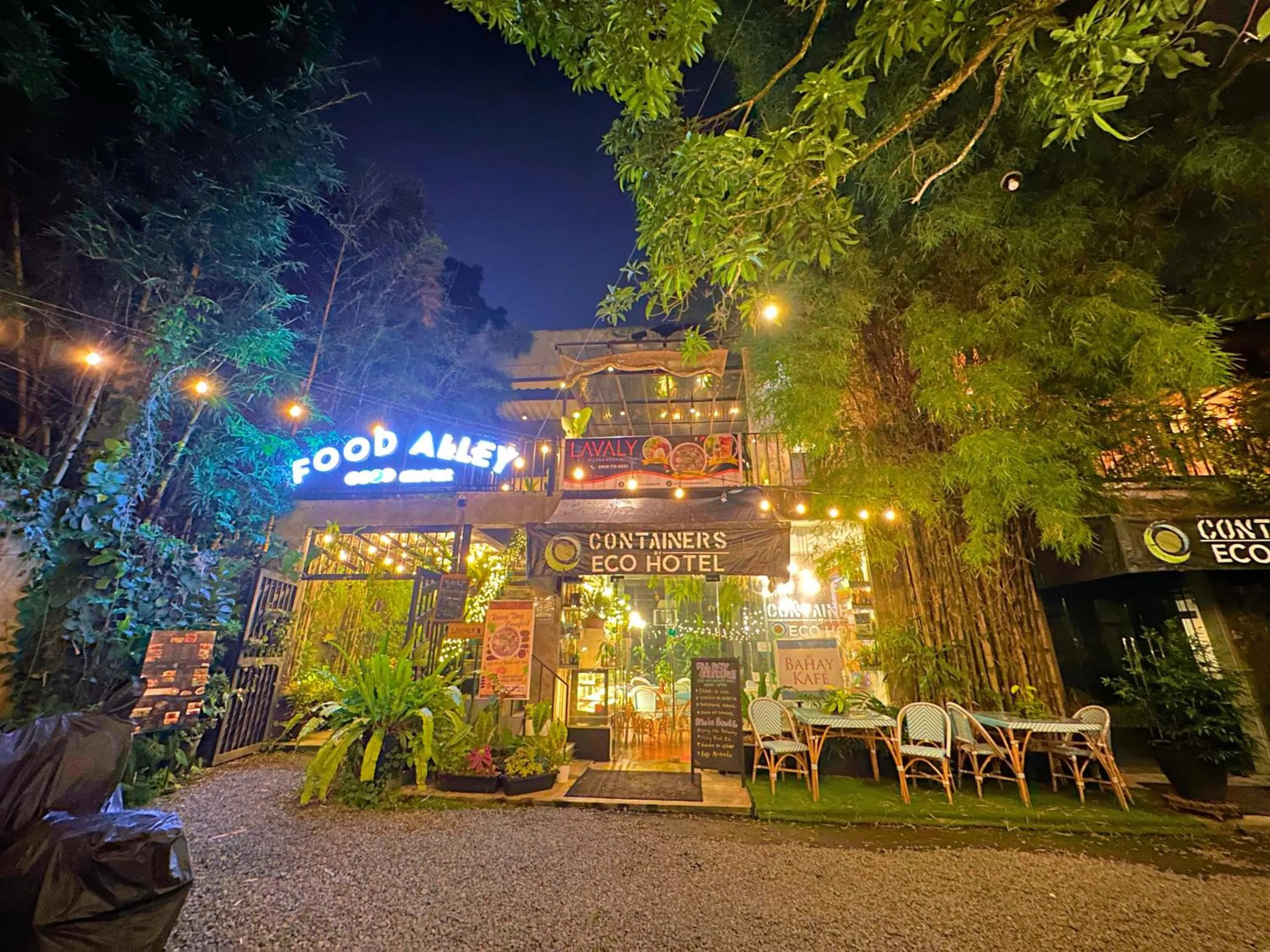 Facade/entrance in Containers by Eco Hotels