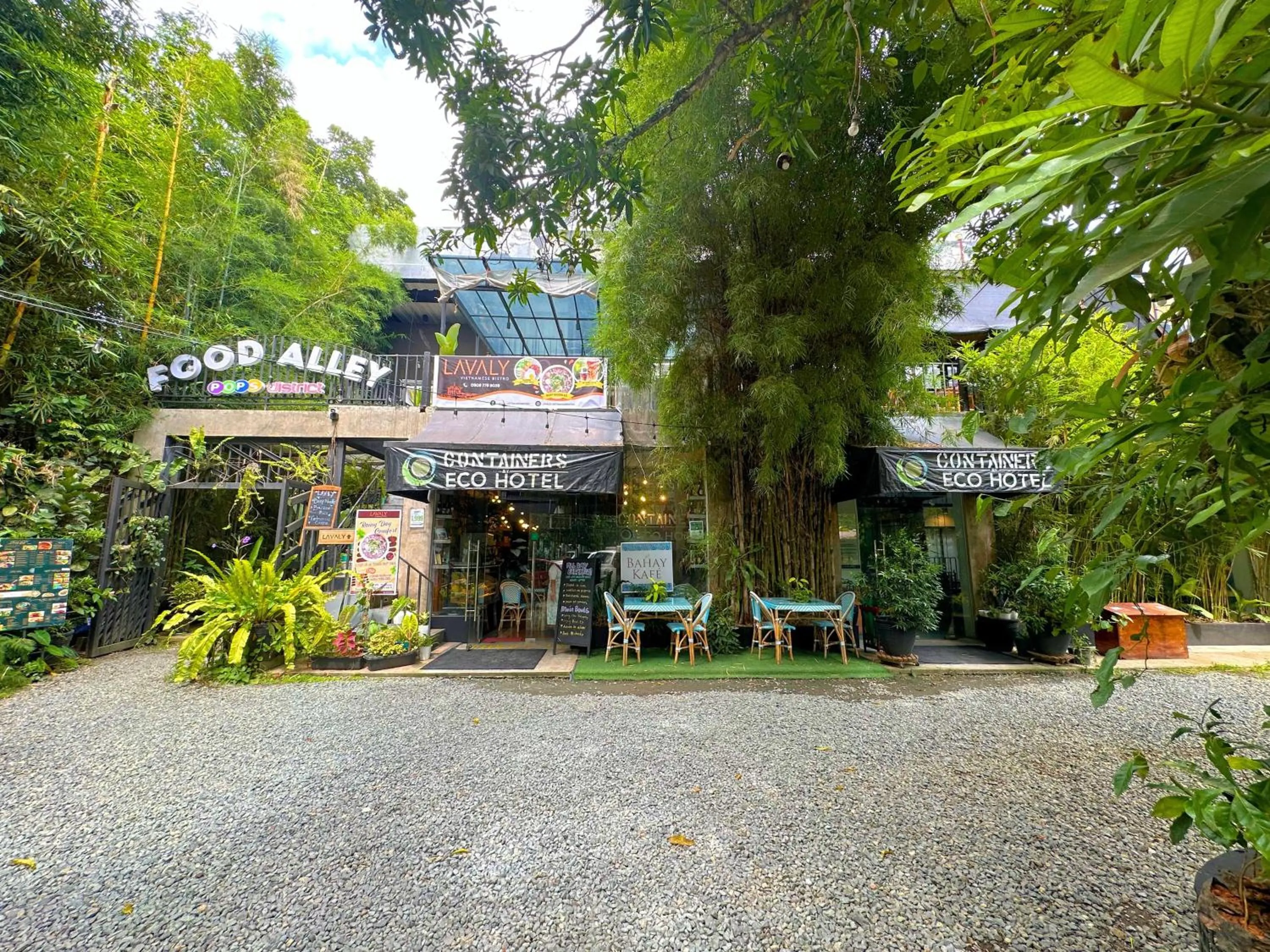 Facade/entrance in Containers by Eco Hotels