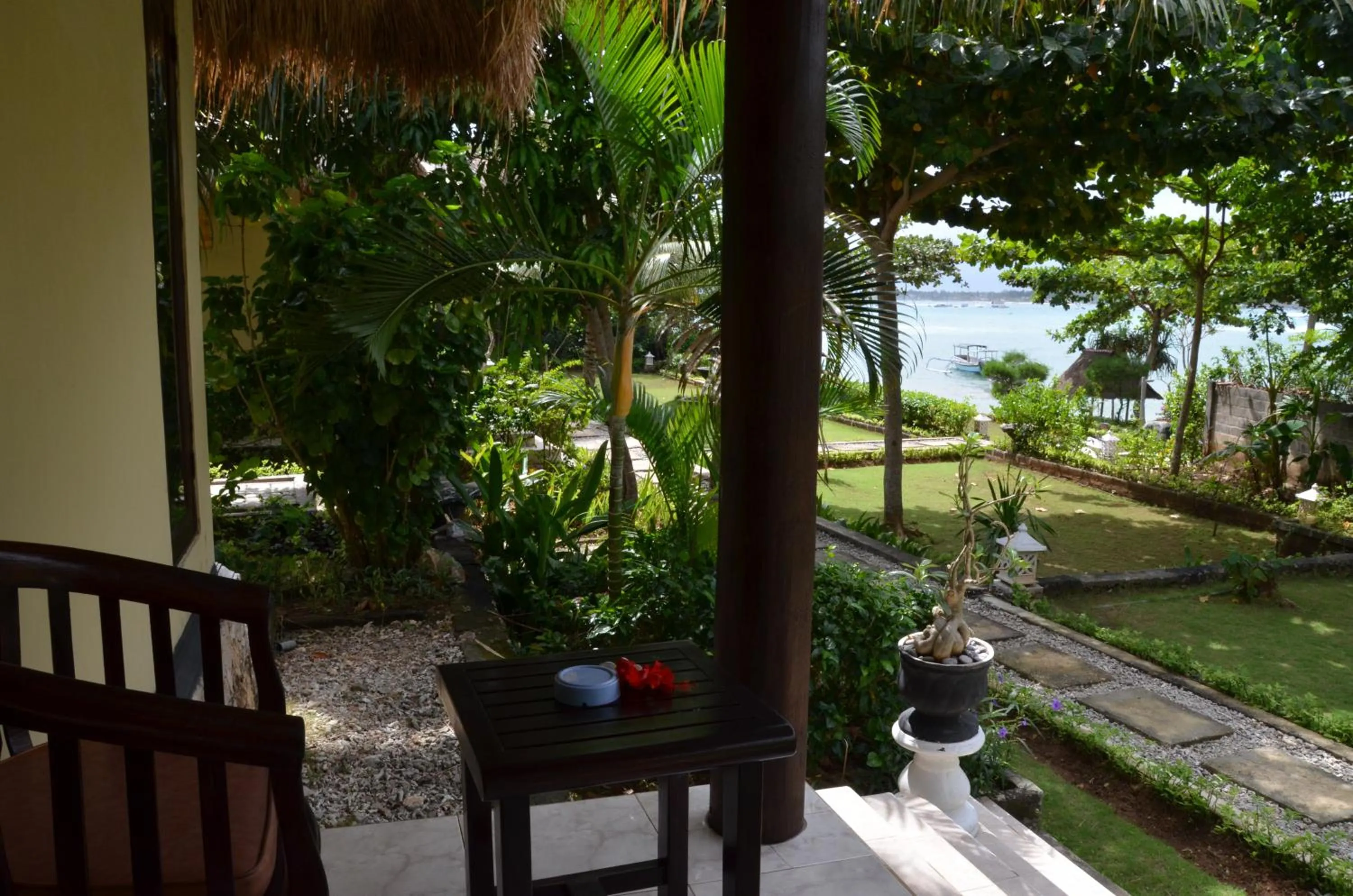 Balcony/Terrace in Tamarind Beach Bungalow