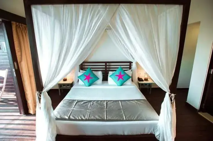Bed in SinQ Beach Morjim Bed in SinQ Beach Morjim