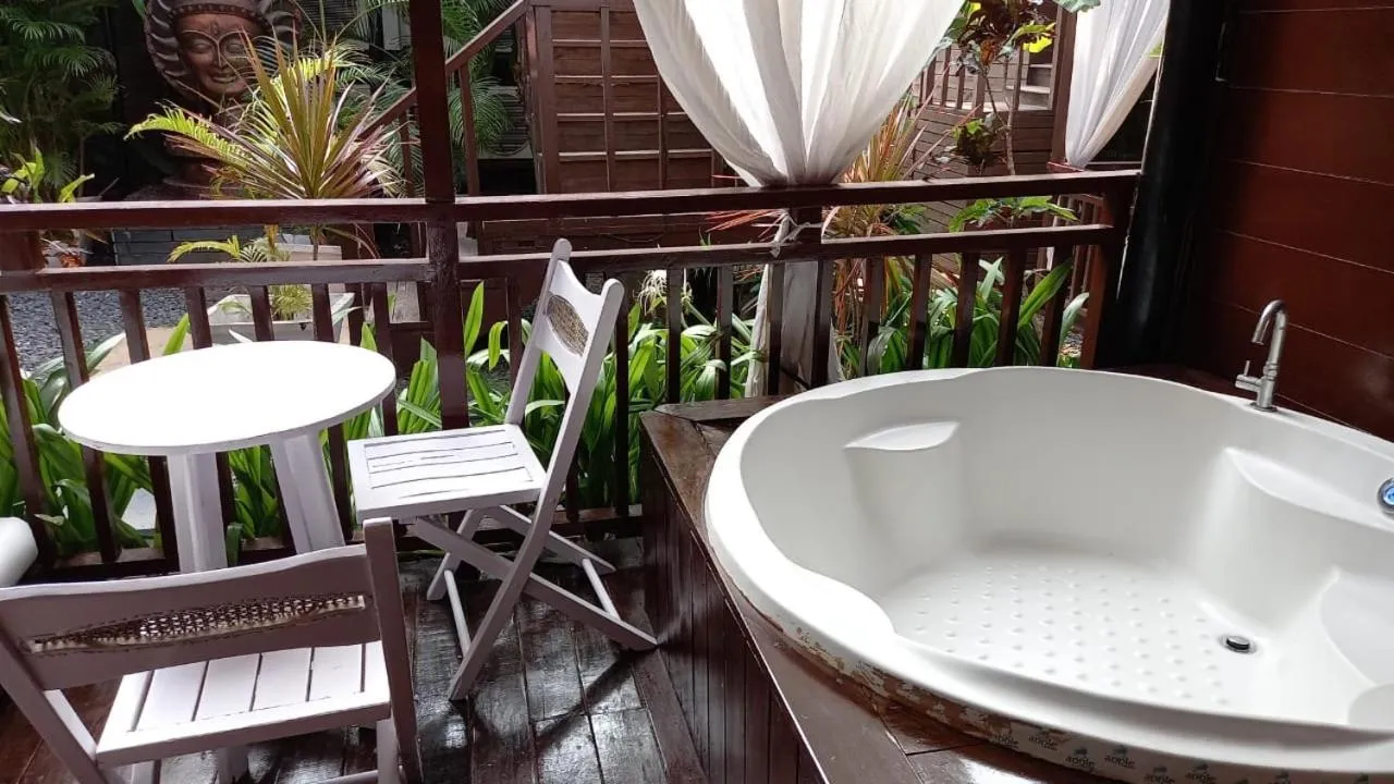 Balcony/Terrace in SinQ Beach Morjim