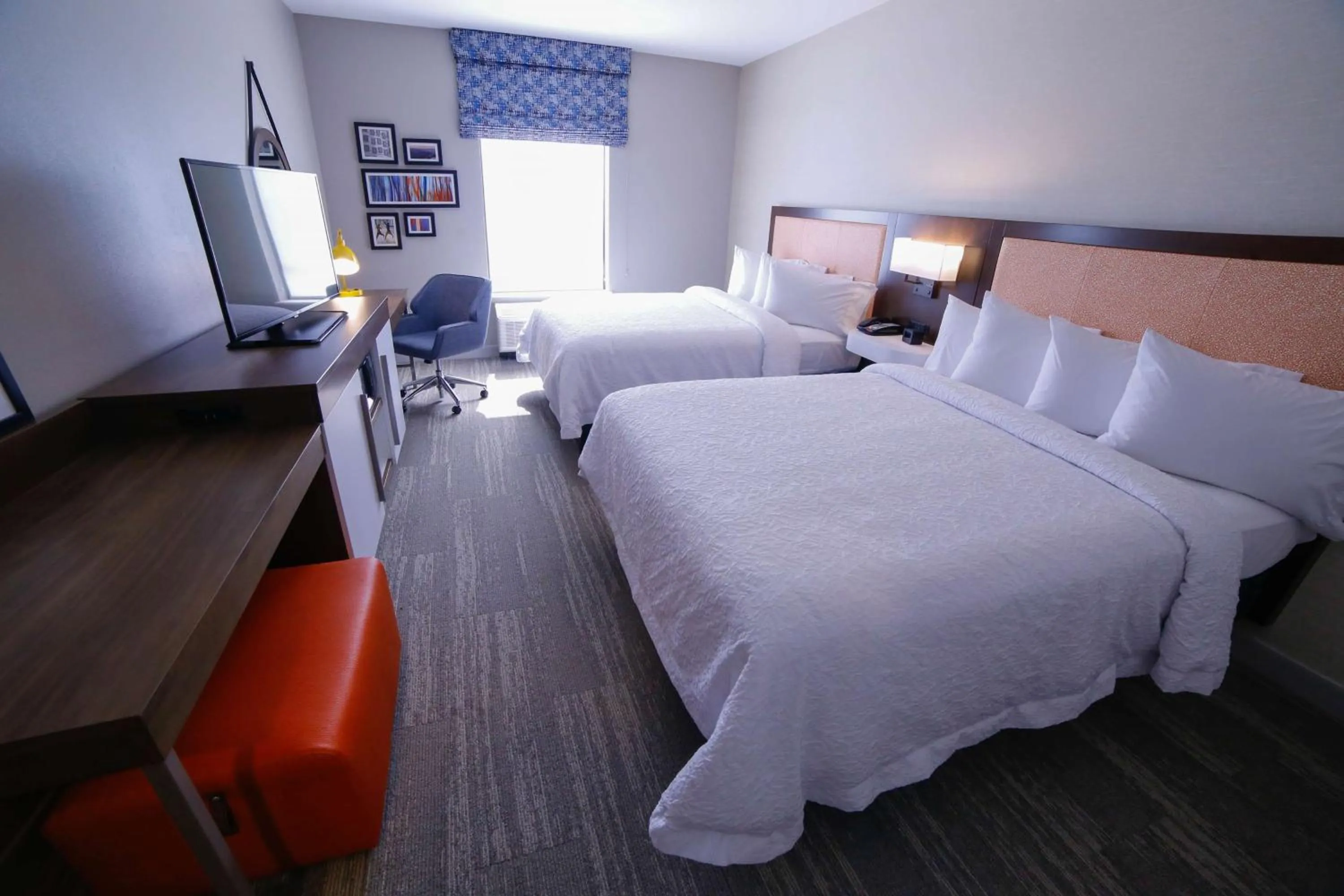Bedroom, Bed in Hampton Inn & Suites Forest City