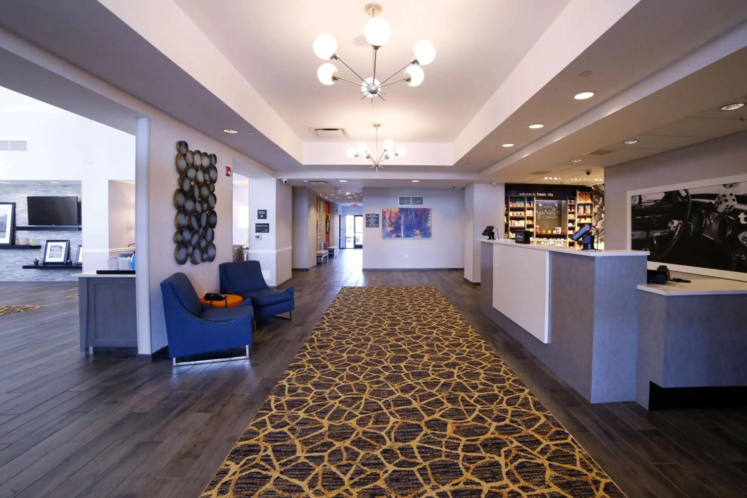 Lobby or reception in Hampton Inn & Suites Forest City