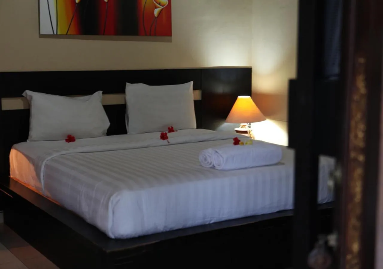 Decorative detail, Bed in Taman Sari Cottages