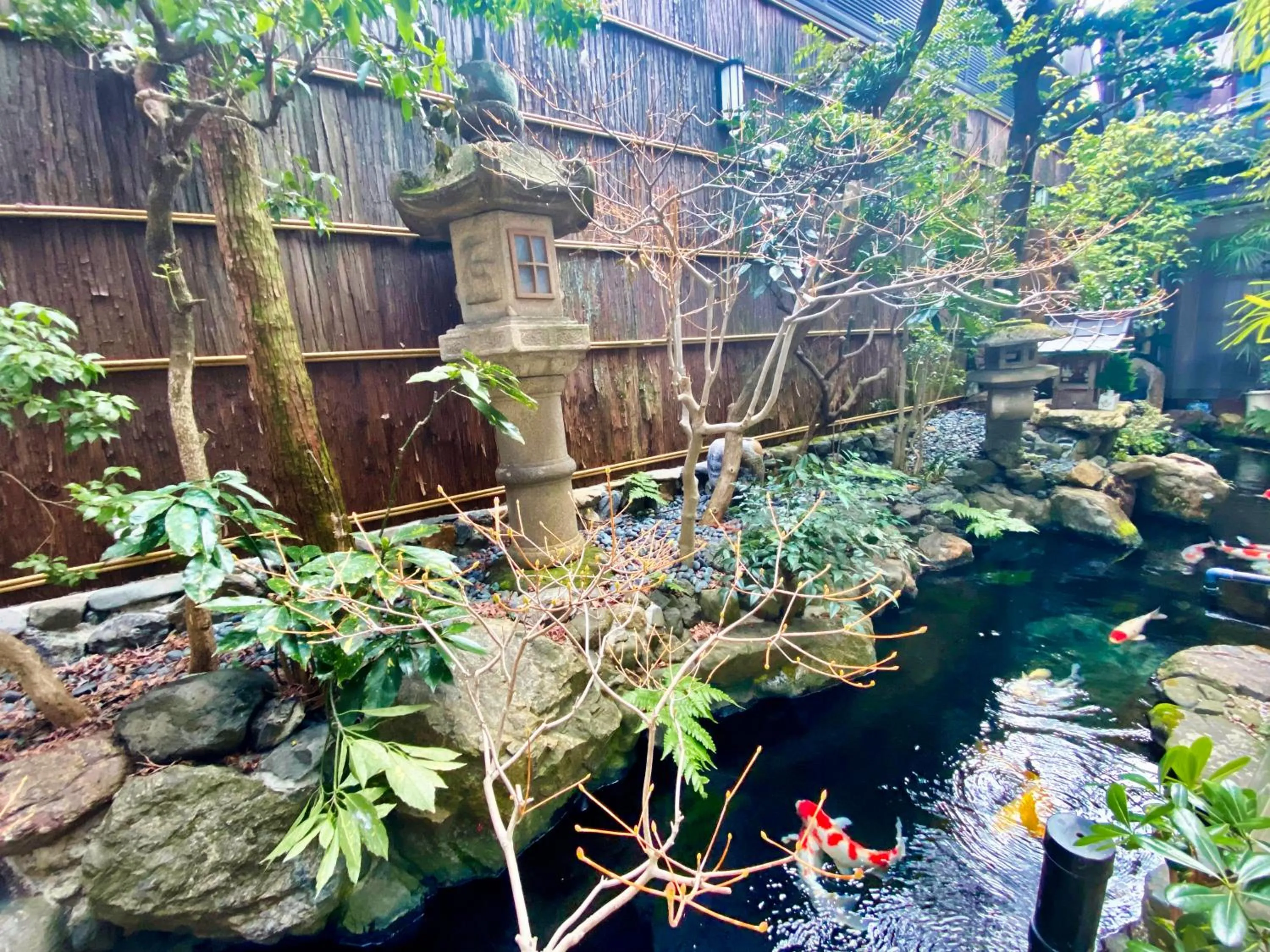 Garden view in Ryokan Sawaya Honten