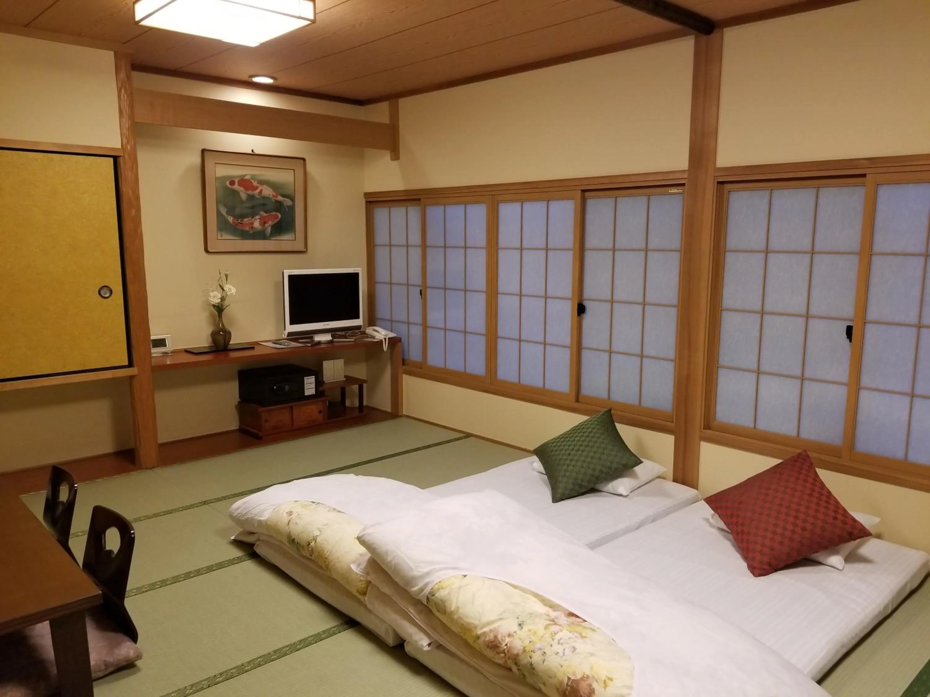 Photo of the whole room, Bed in Ryokan Sawaya Honten