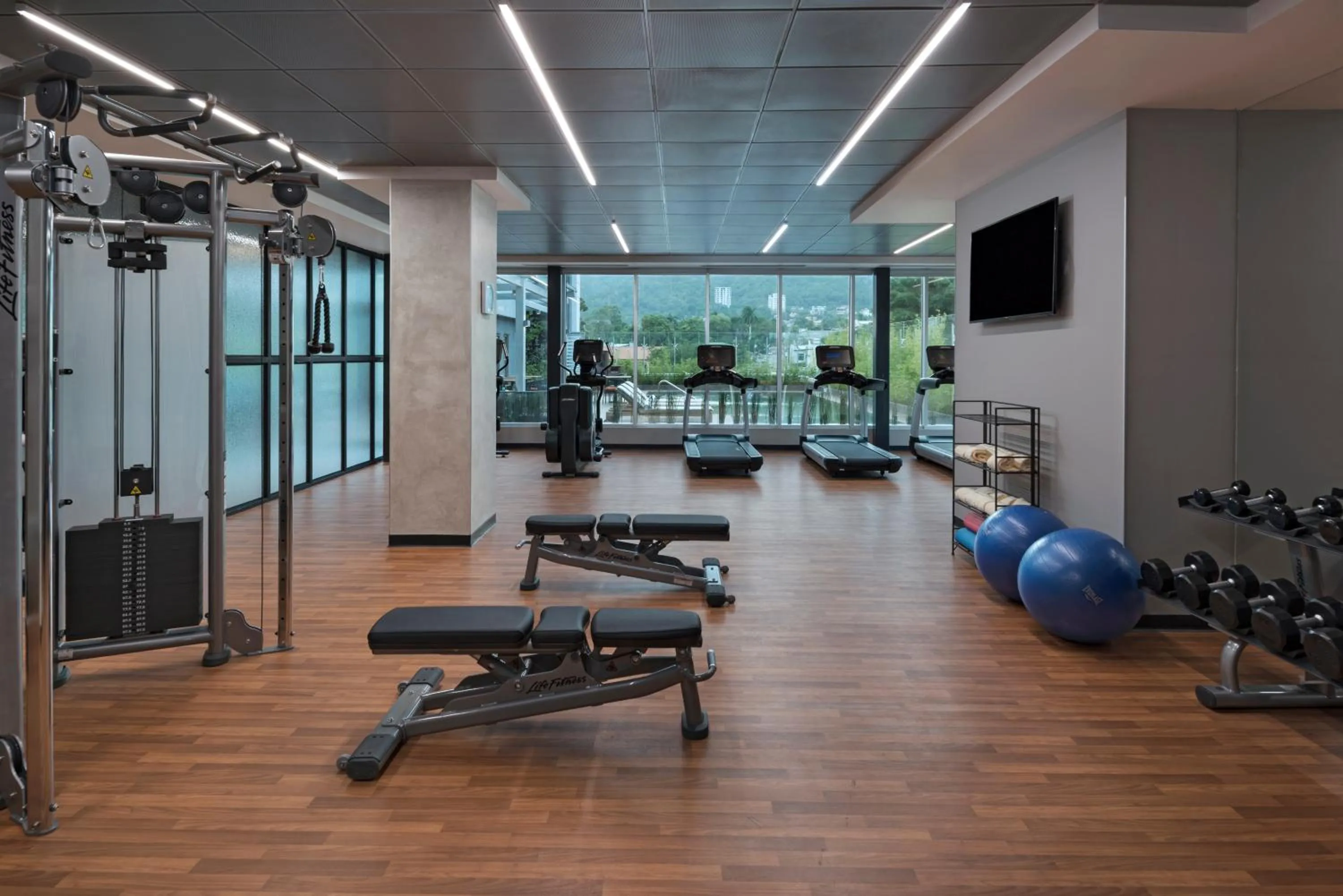 Fitness centre/facilities in Hyatt Place San Pedro