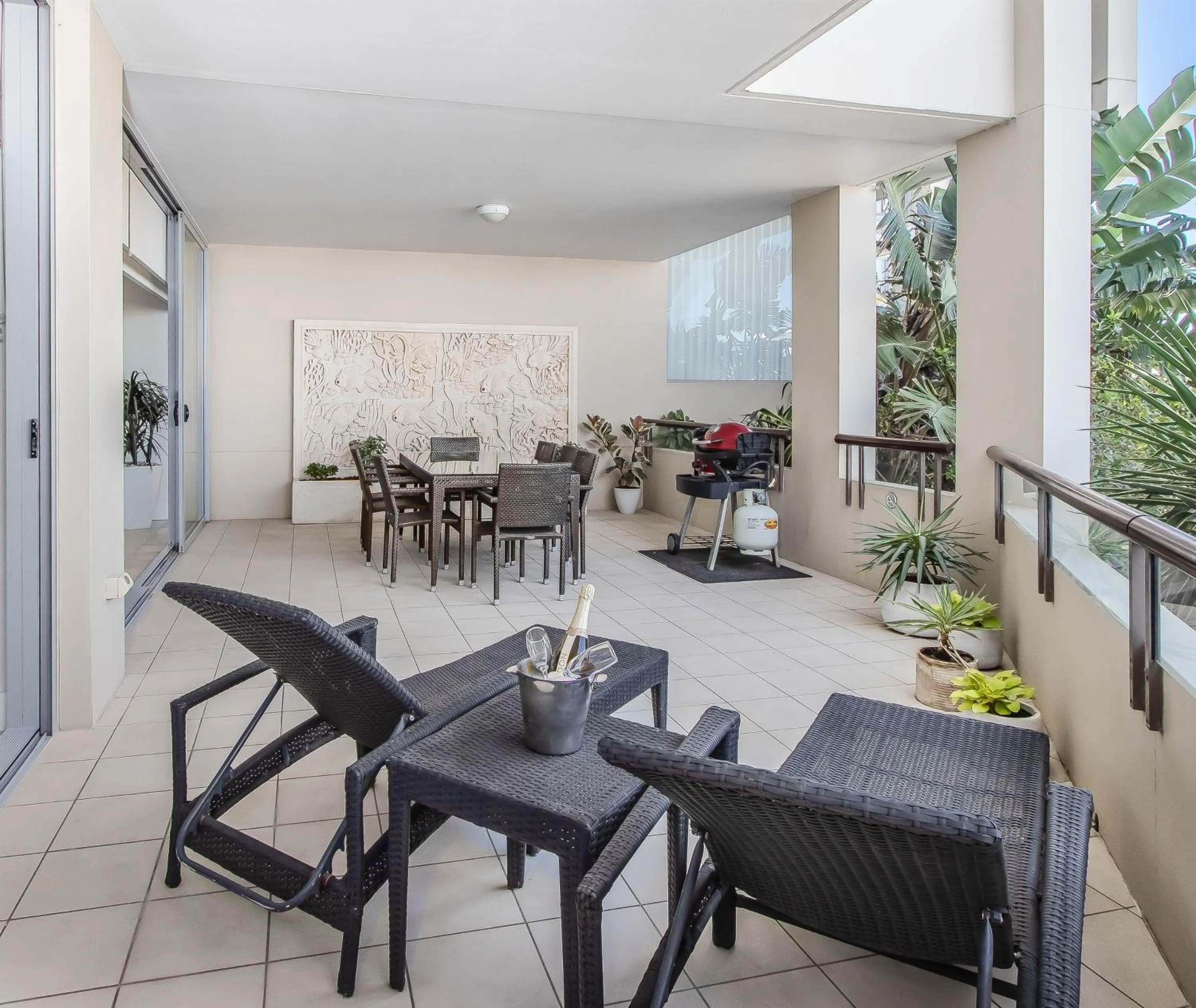 Balcony/Terrace in Oaks Casuarina Santai Resort