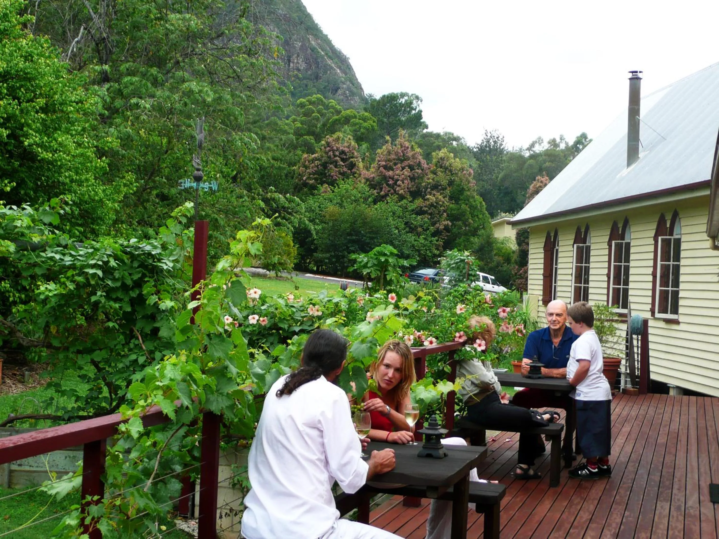 Balcony/Terrace in Glass House Mountains Ecolodge