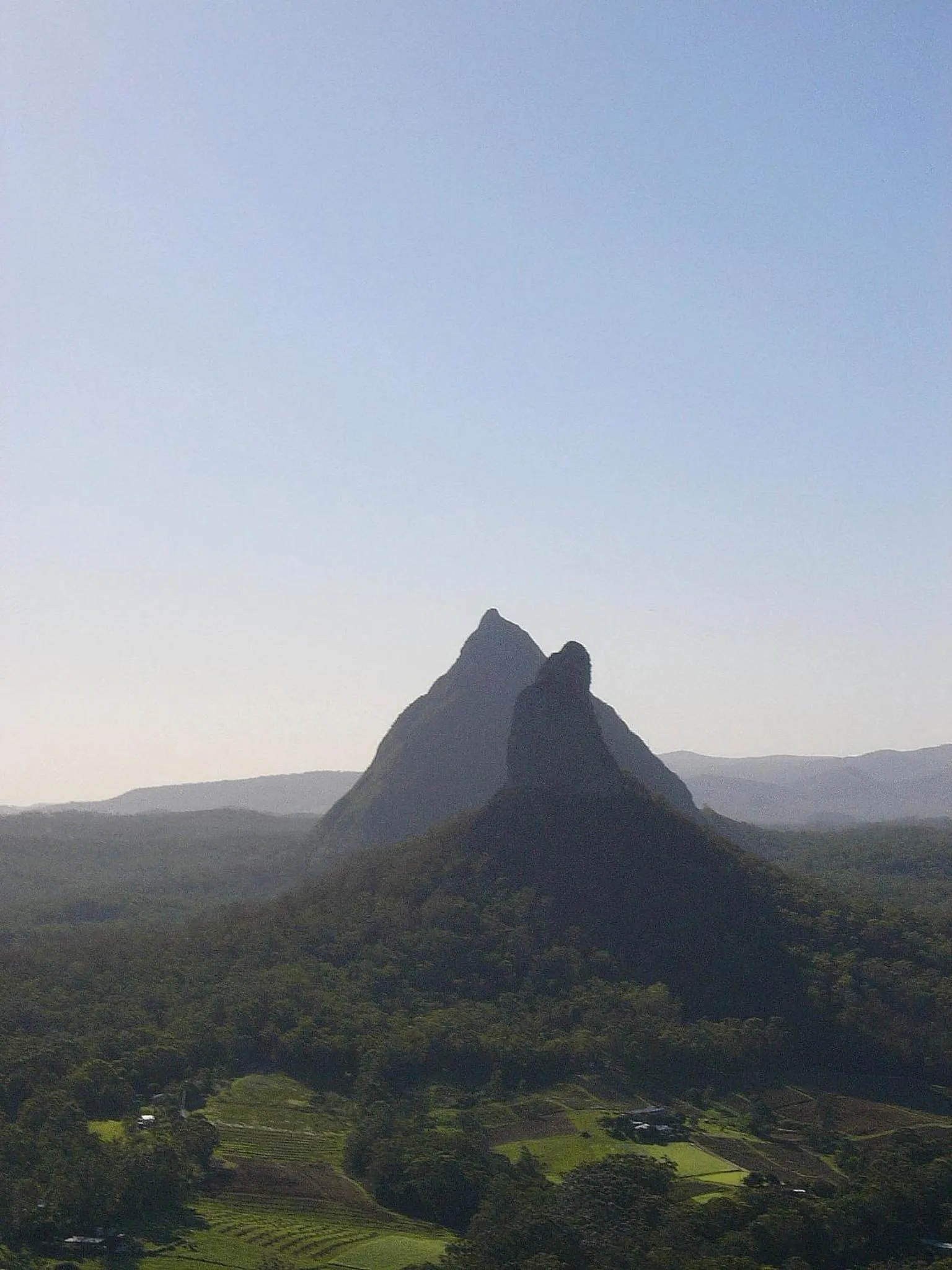 Hiking in Glass House Mountains Ecolodge