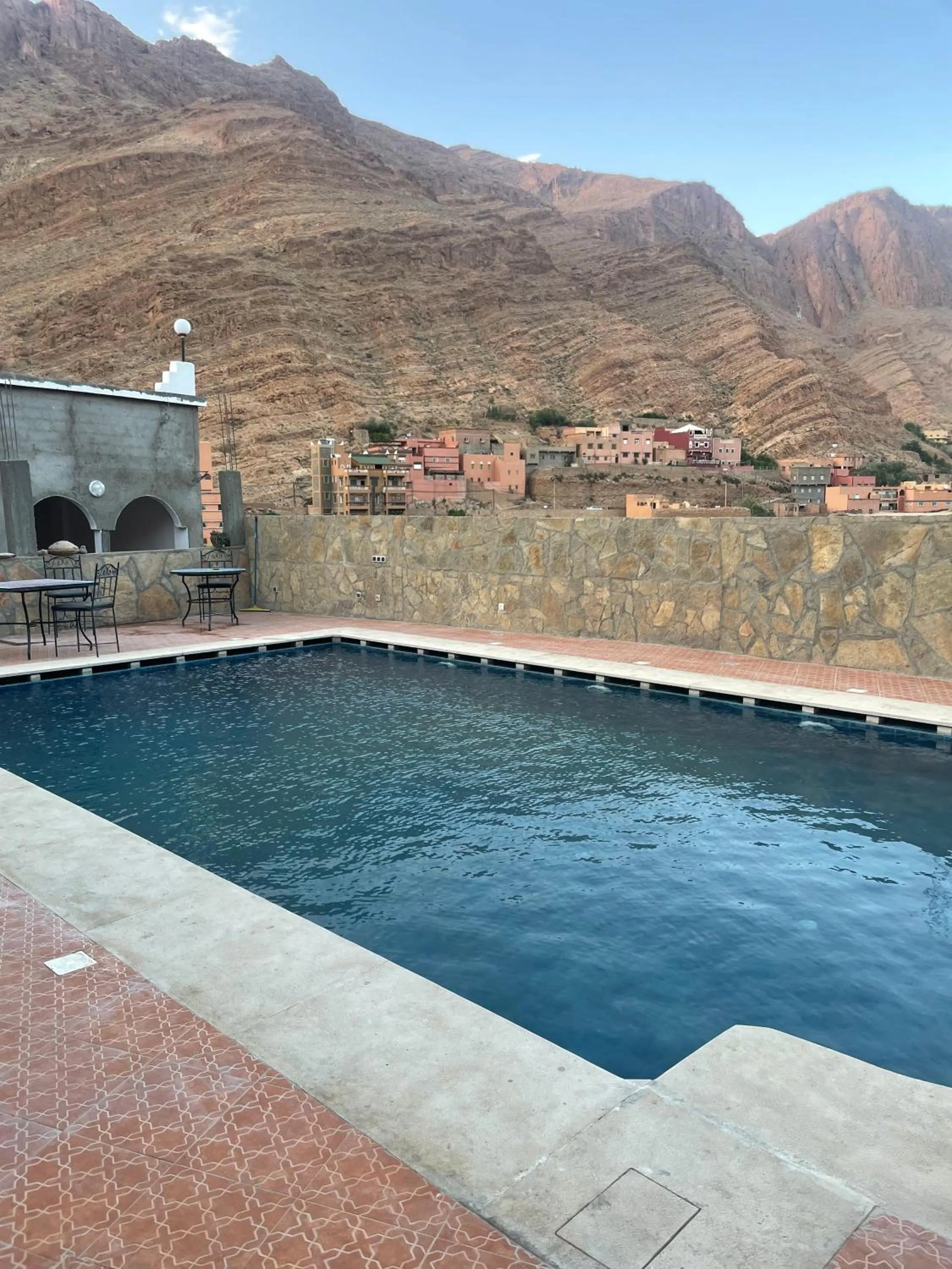 Swimming pool in Les Jardins De Todgha gorges de todra tinghir