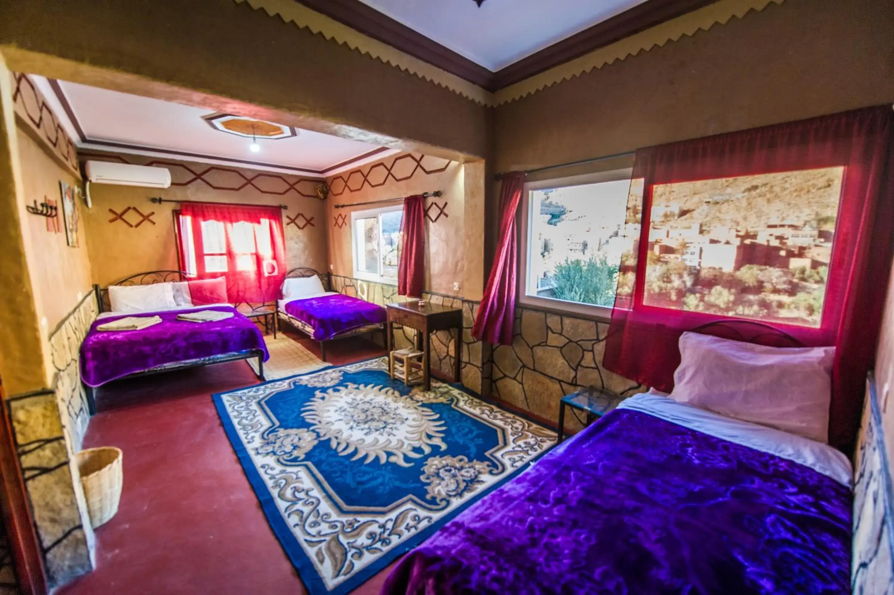 Family Room with Mountain View in Les Jardins De Todgha gorges de todra tinghir Family Room with Mountain View in Les Jardins De Todgha gorges de todra tinghir