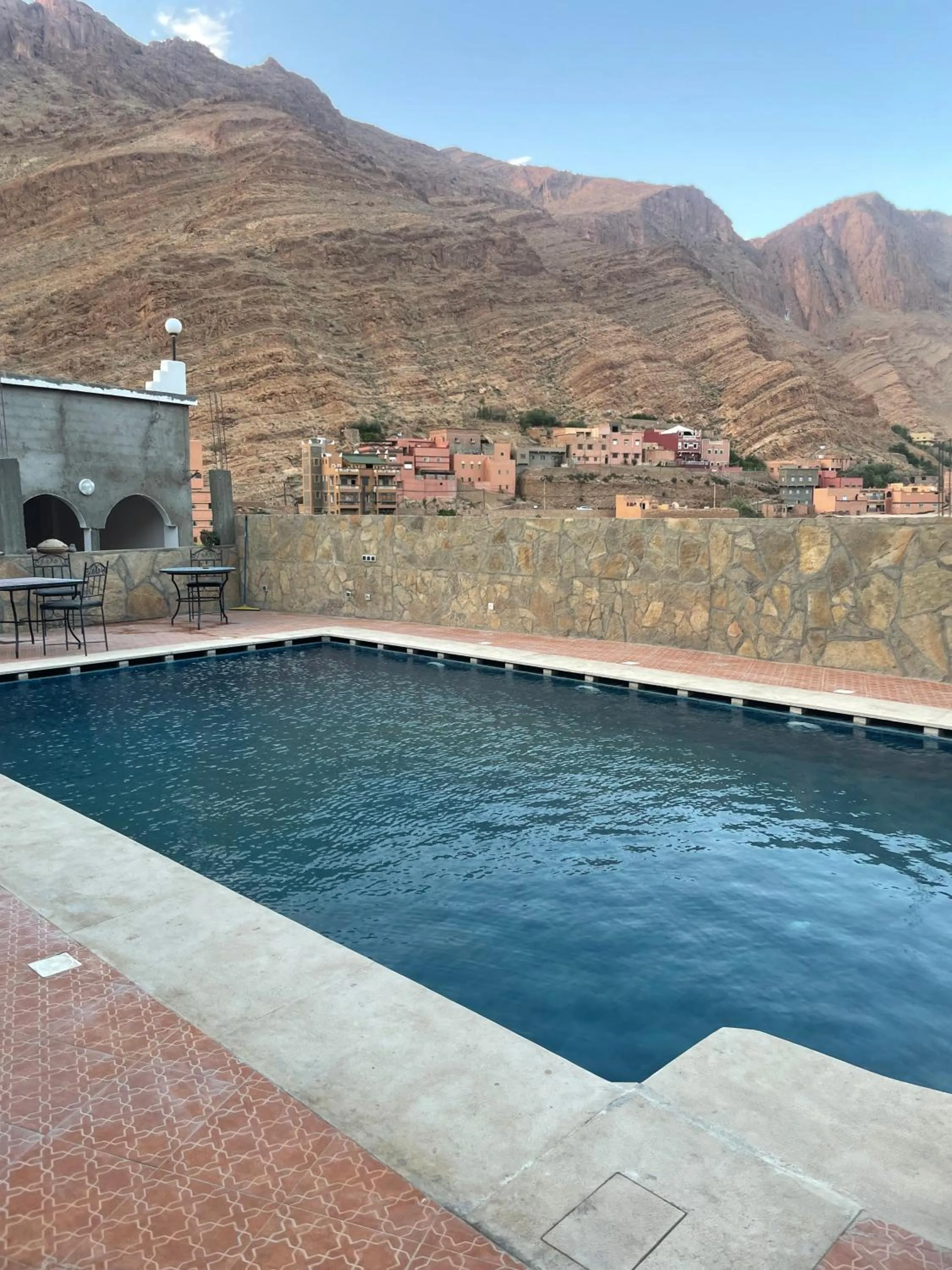 Swimming pool in Les Jardins De Todgha gorges de todra tinghir