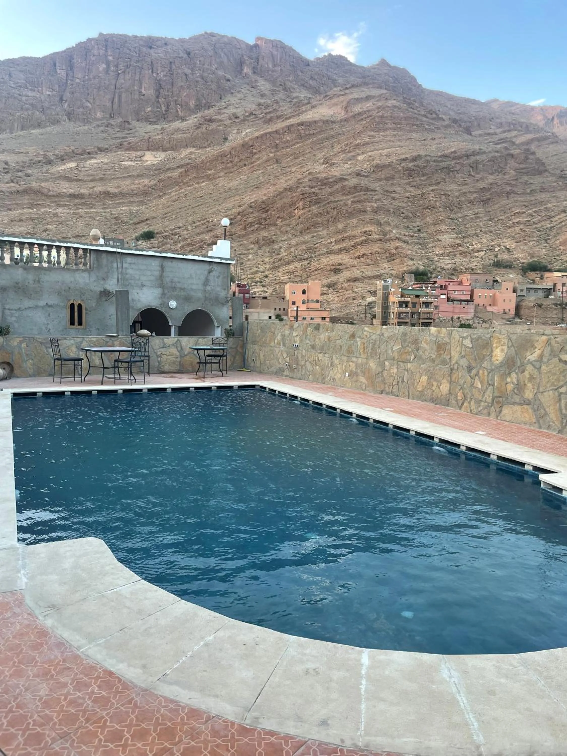 Swimming pool in Les Jardins De Todgha gorges de todra tinghir