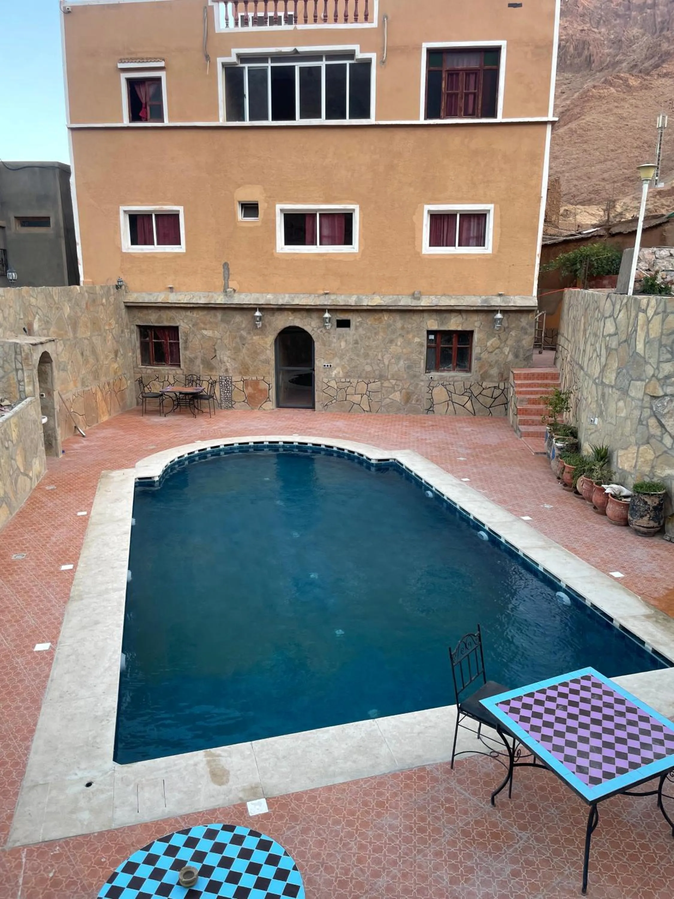 Swimming pool in Les Jardins De Todgha gorges de todra tinghir