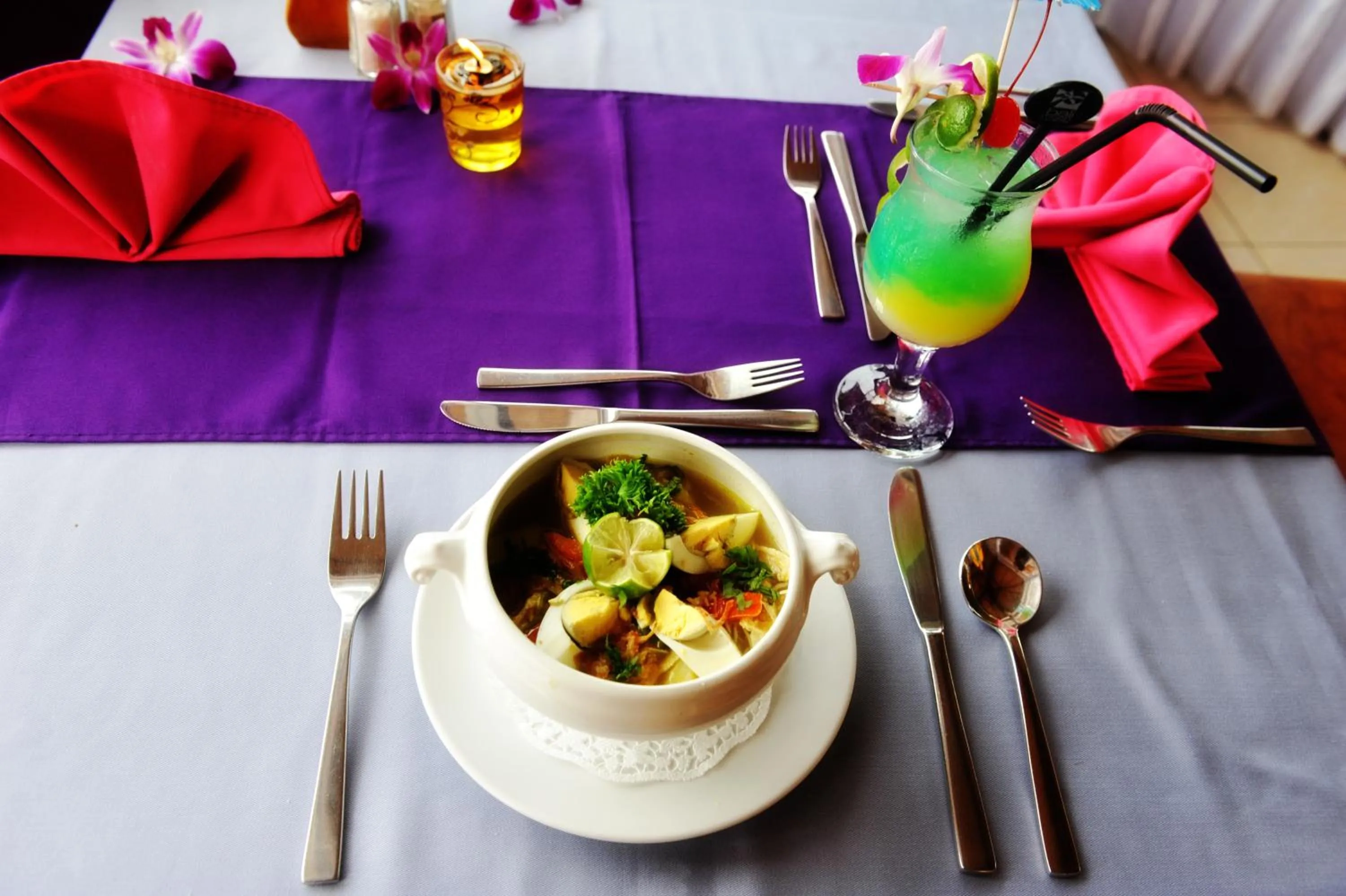 Food in Bali Palms Resort