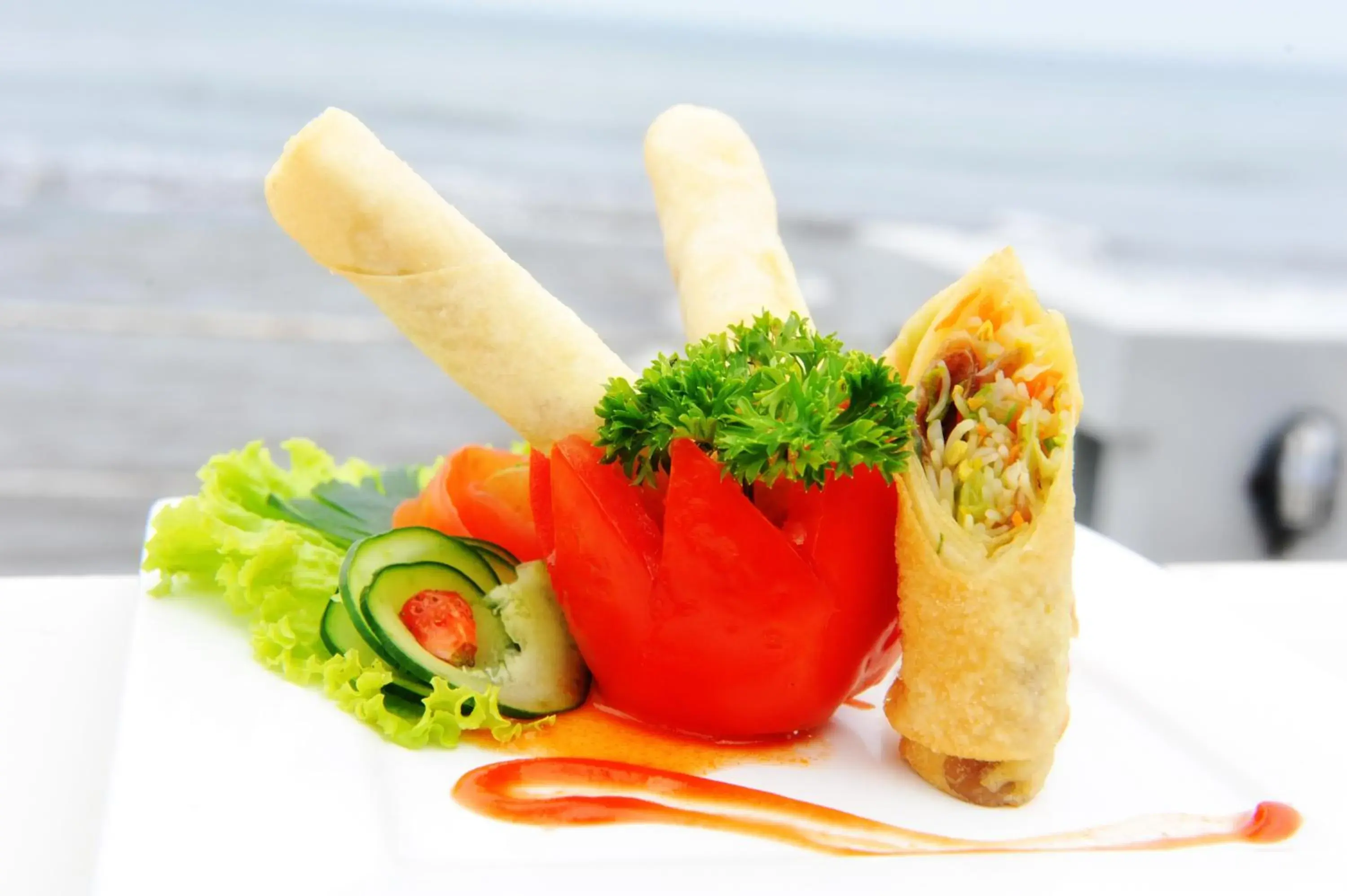 Food close-up in Bali Palms Resort Food close-up in Bali Palms Resort