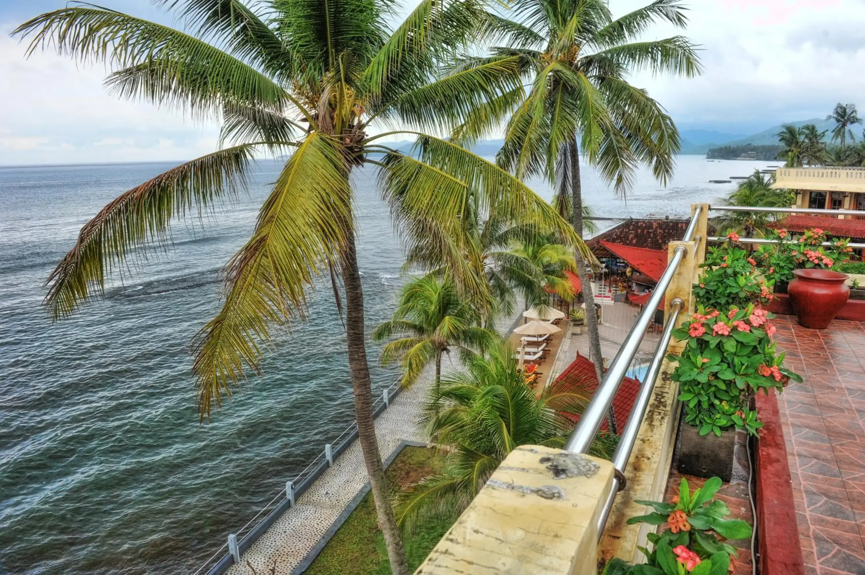 Sea view in Bali Palms Resort Sea view in Bali Palms Resort
