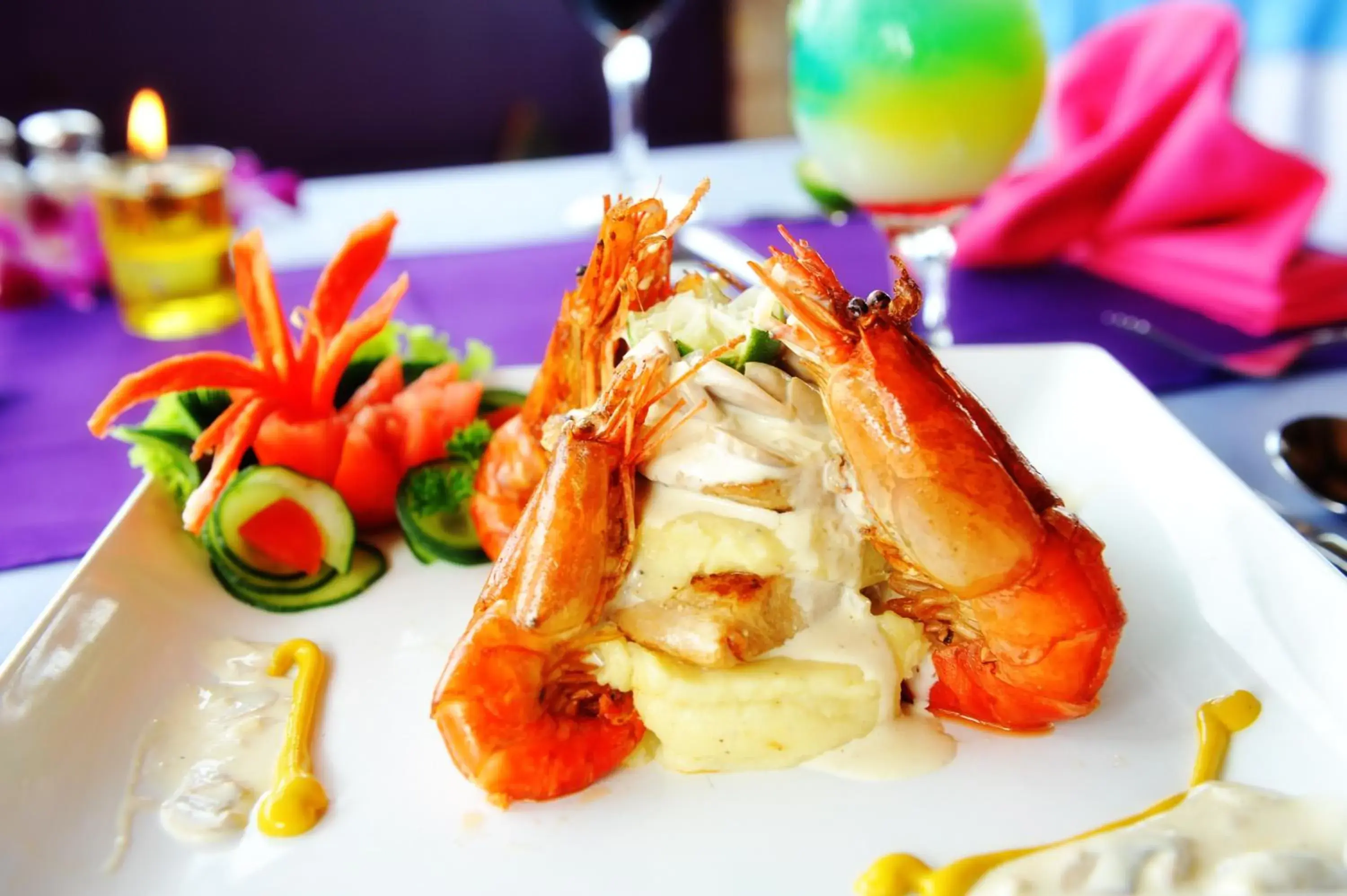 Food close-up in Bali Palms Resort Food close-up in Bali Palms Resort