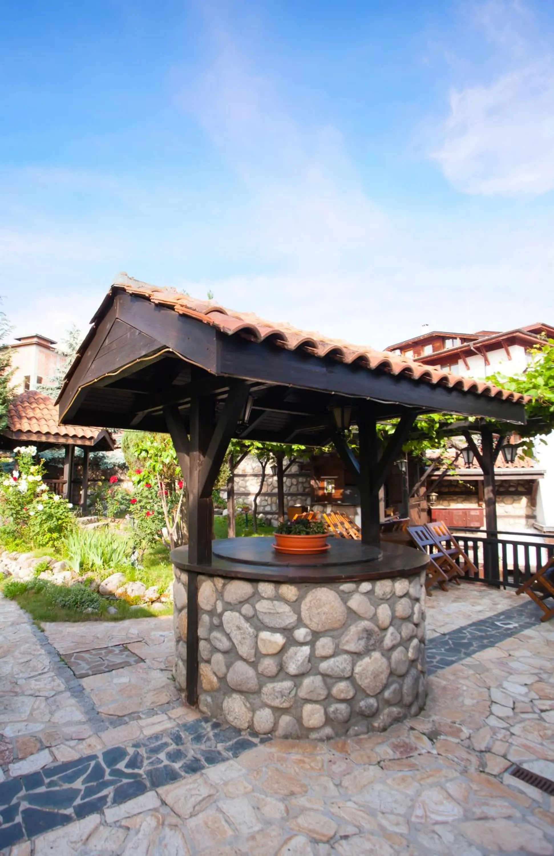 Patio in Hotel Tanne