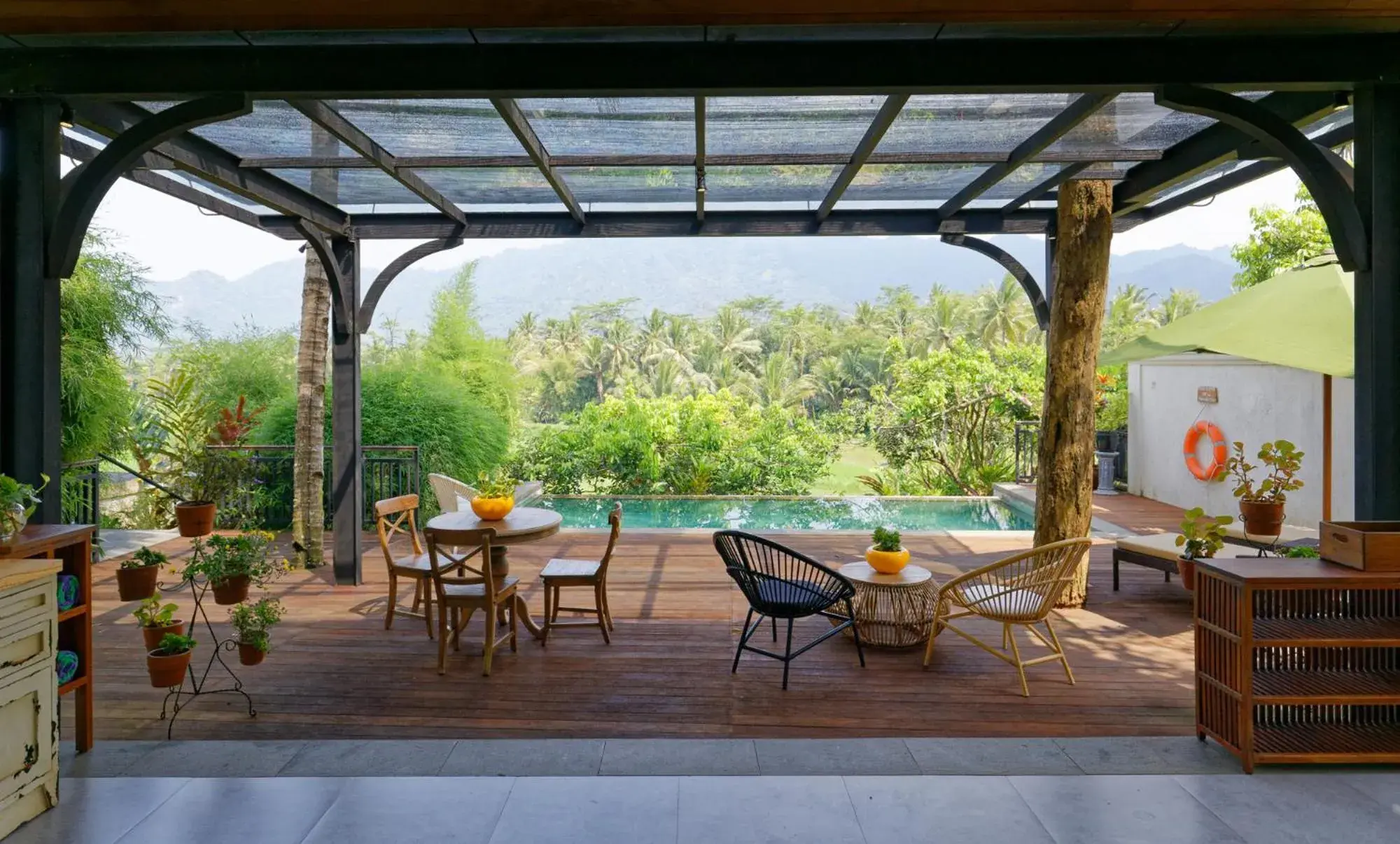 Seating area in Plataran Borobudur