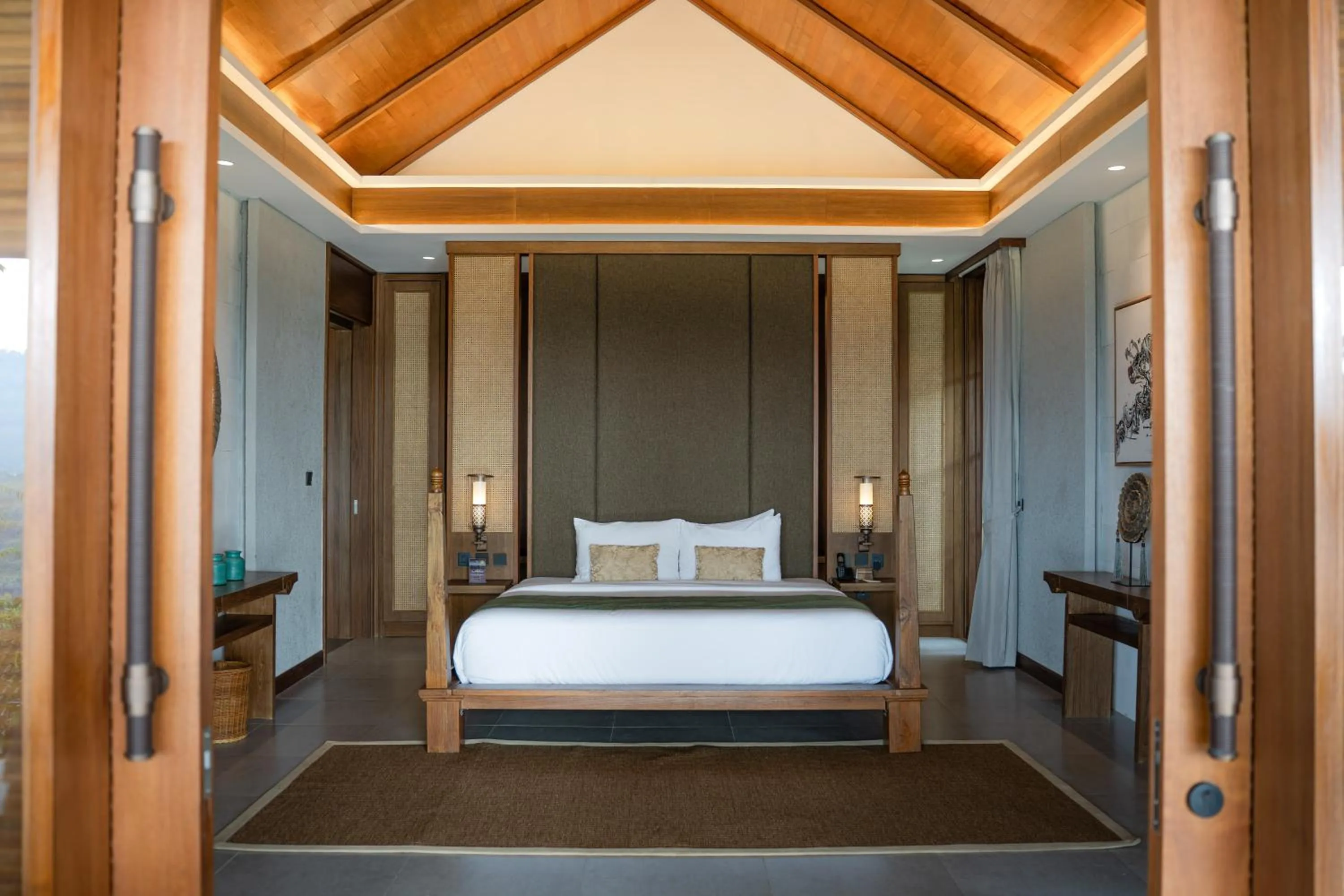 Bed in Plataran Borobudur