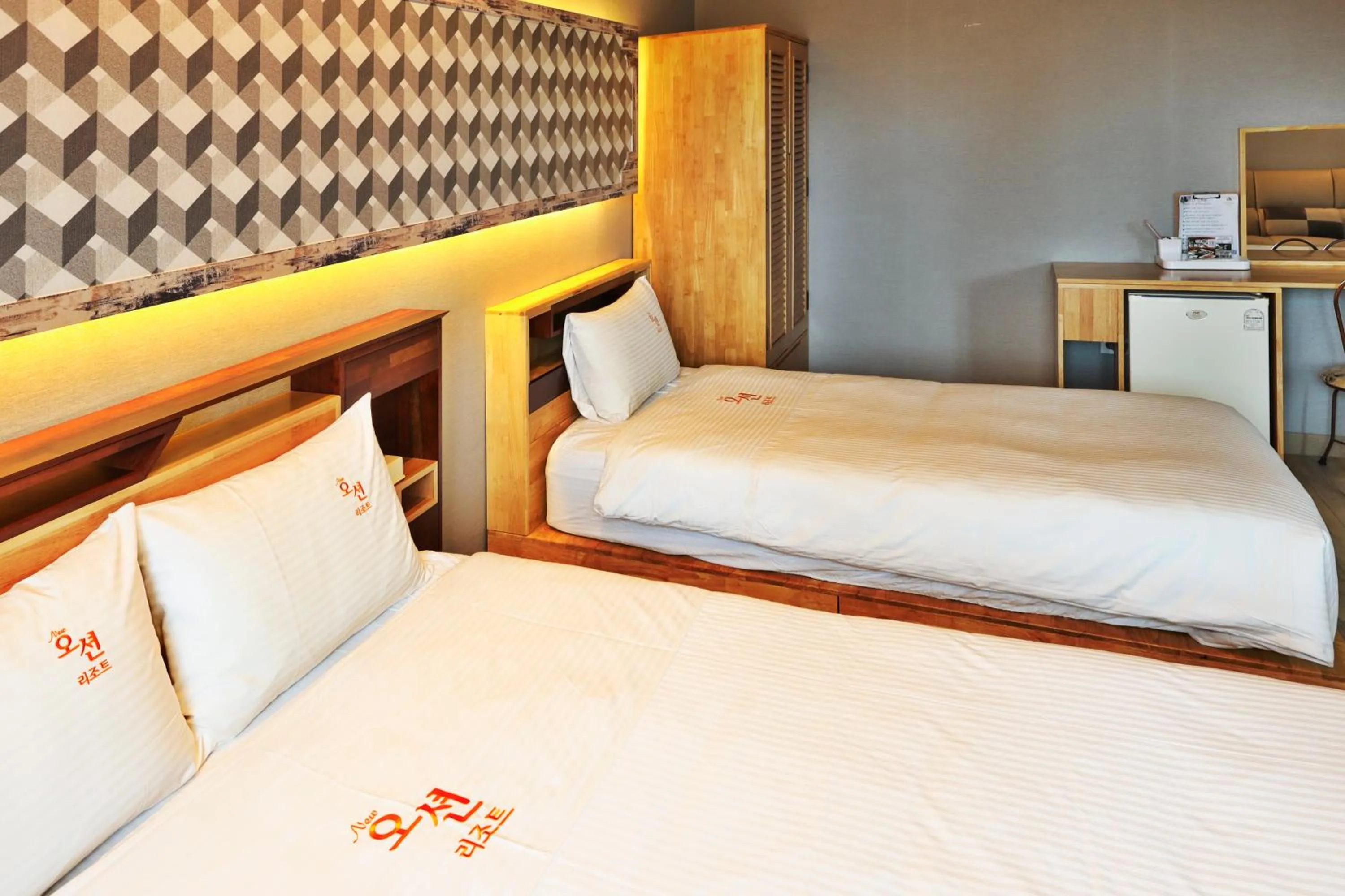 Bed in New Ocean Resort